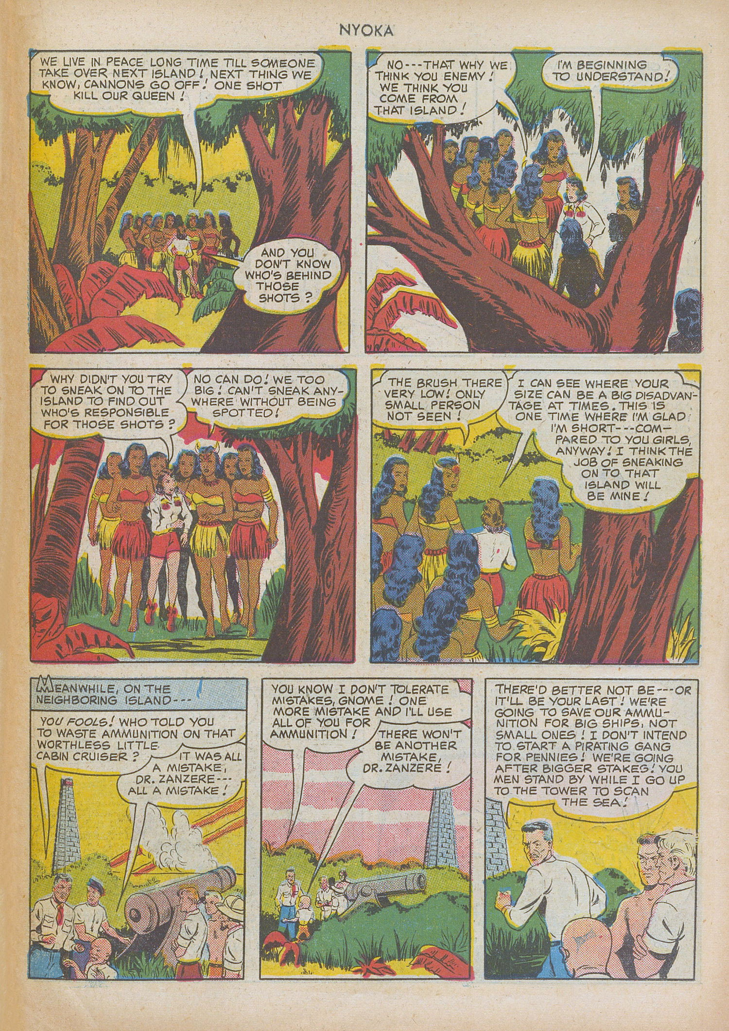Read online Nyoka the Jungle Girl (1945) comic -  Issue #47 - 49