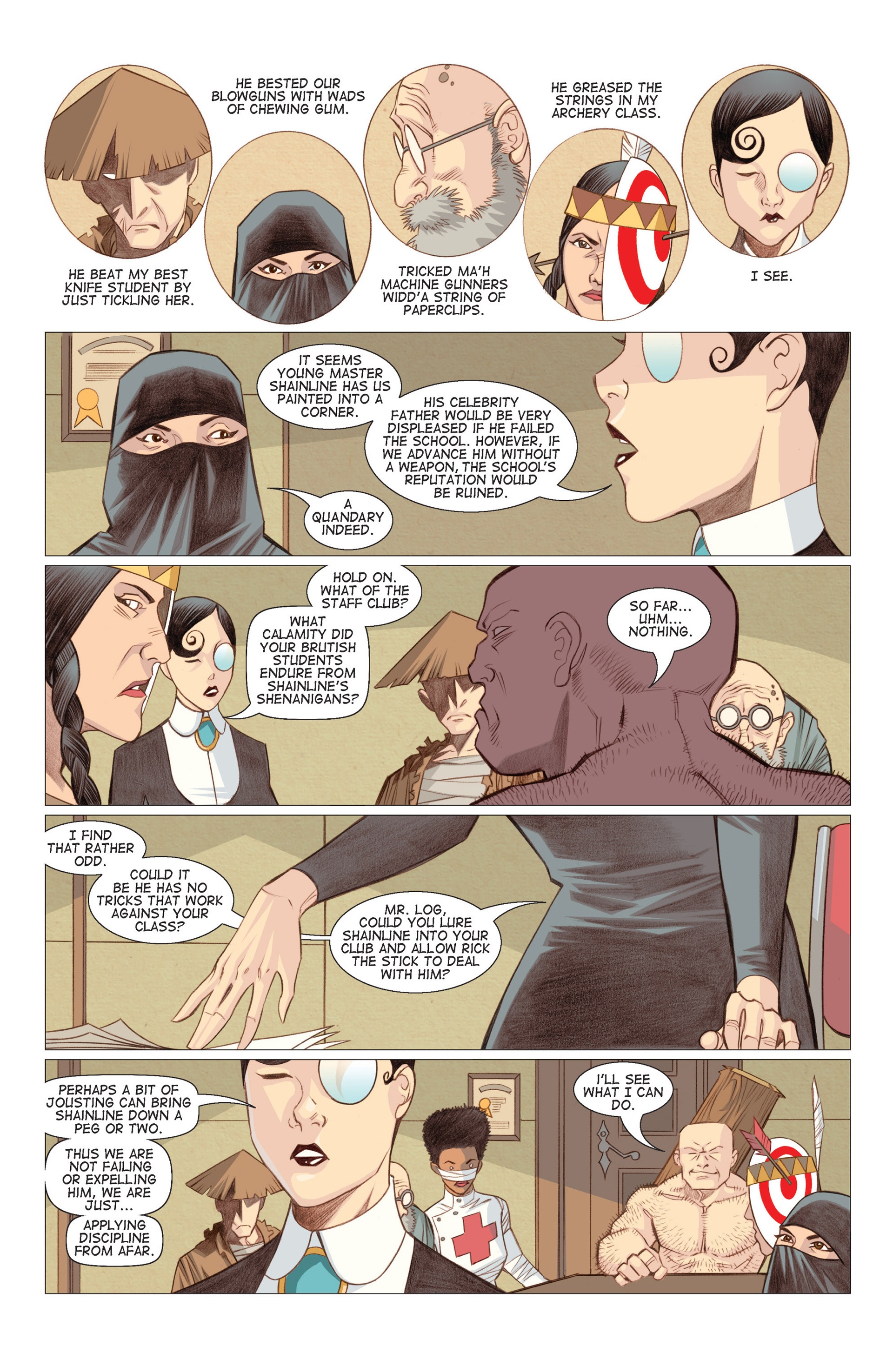 Read online Five Weapons comic -  Issue #2 - 11