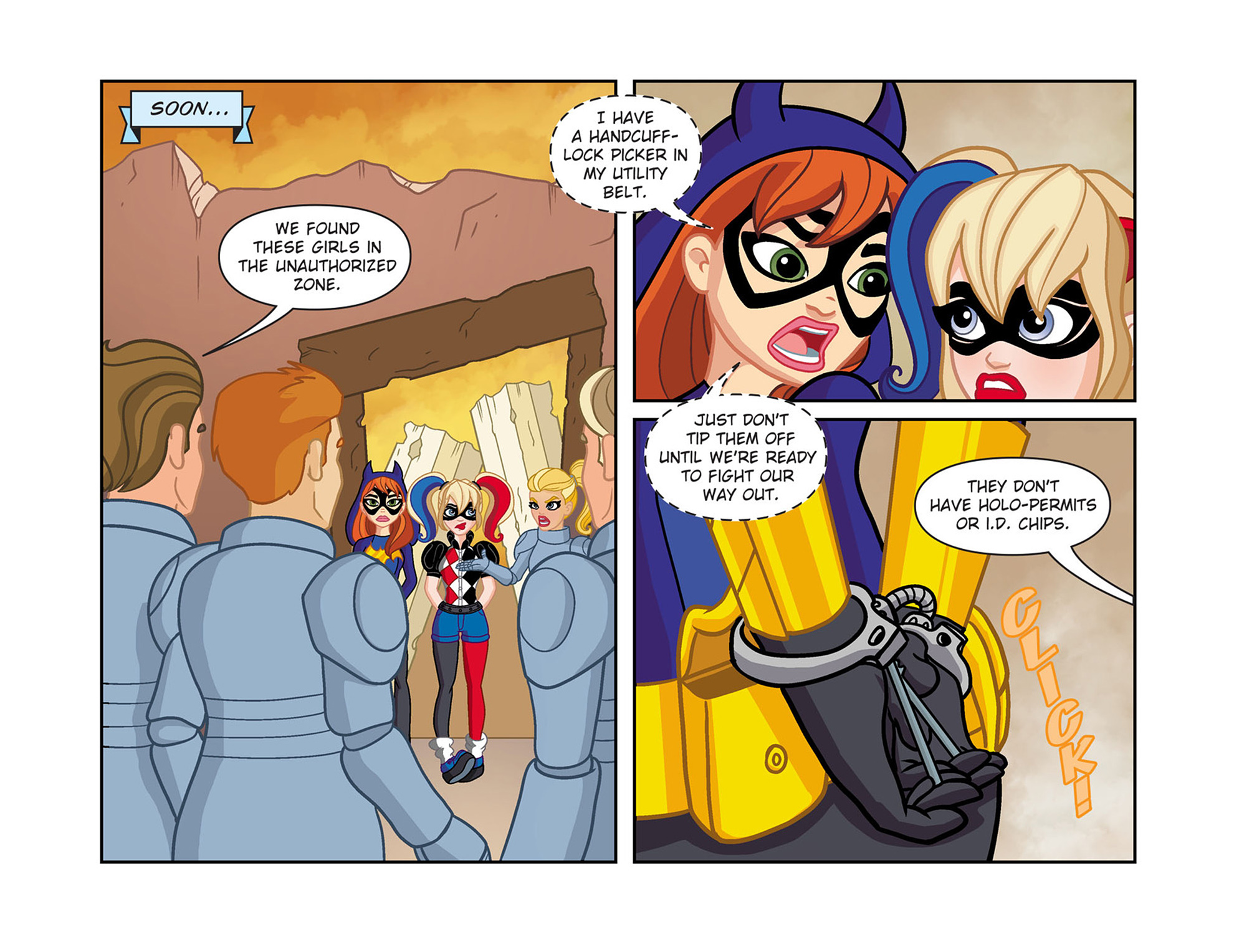 Read online DC Super Hero Girls: Past Times at Super Hero High comic -  Issue #7 - 8