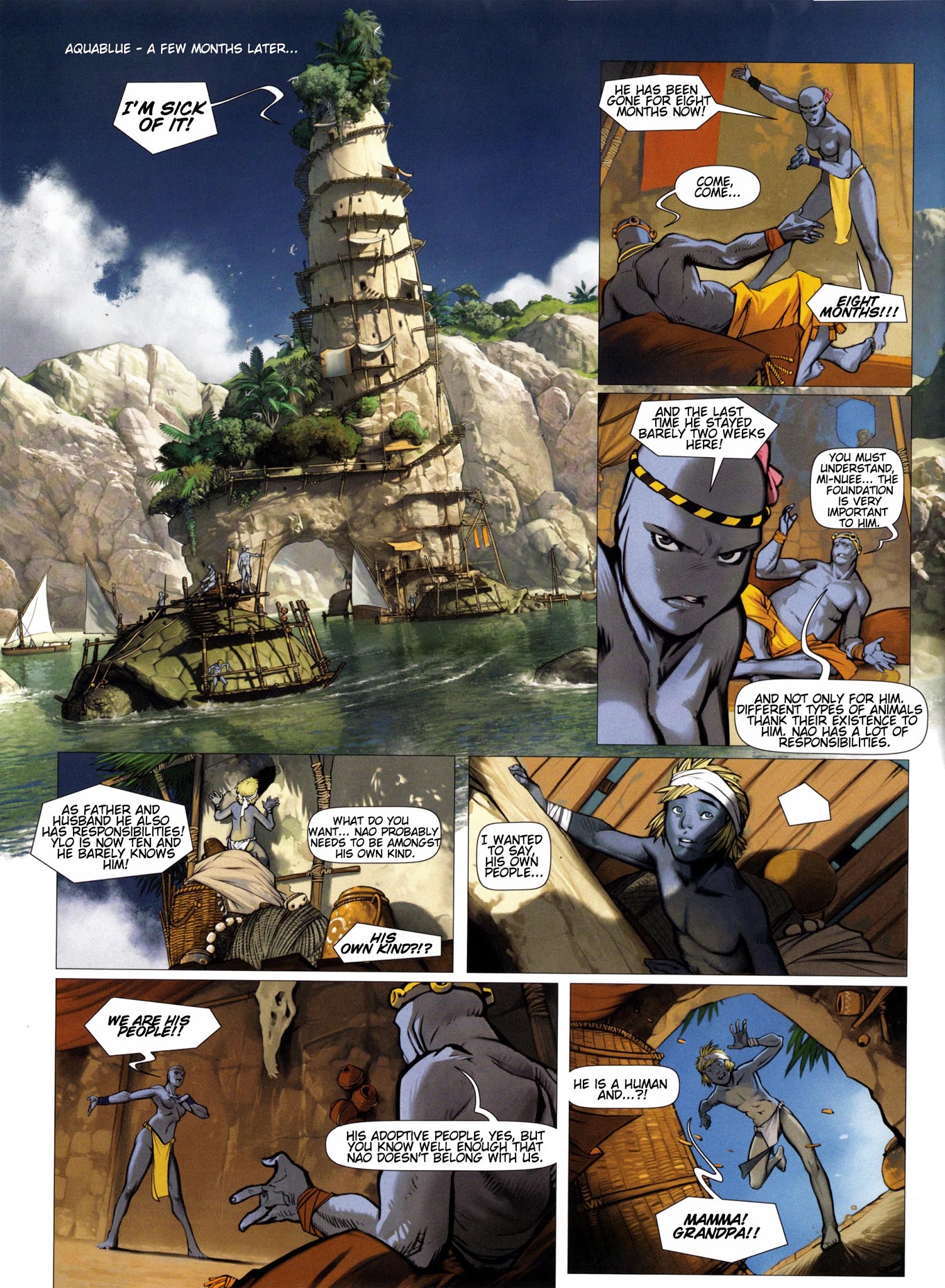 Read online Aquablue comic -  Issue #12 - 11