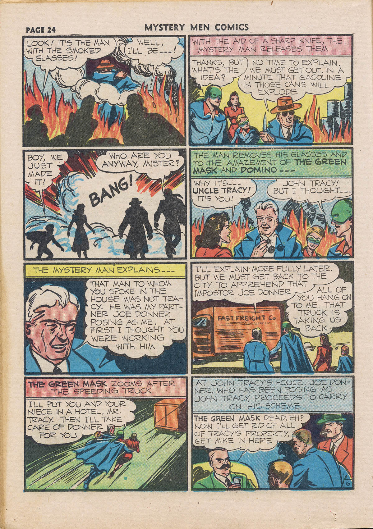 Read online Mystery Men Comics comic -  Issue #22 - 28