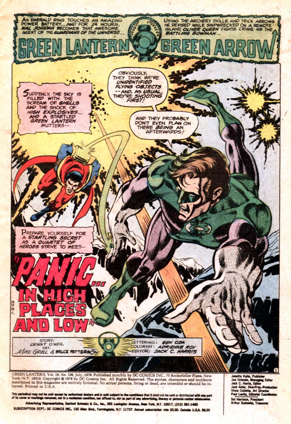 Read online Green Lantern (1960) comic -  Issue #106 - 2