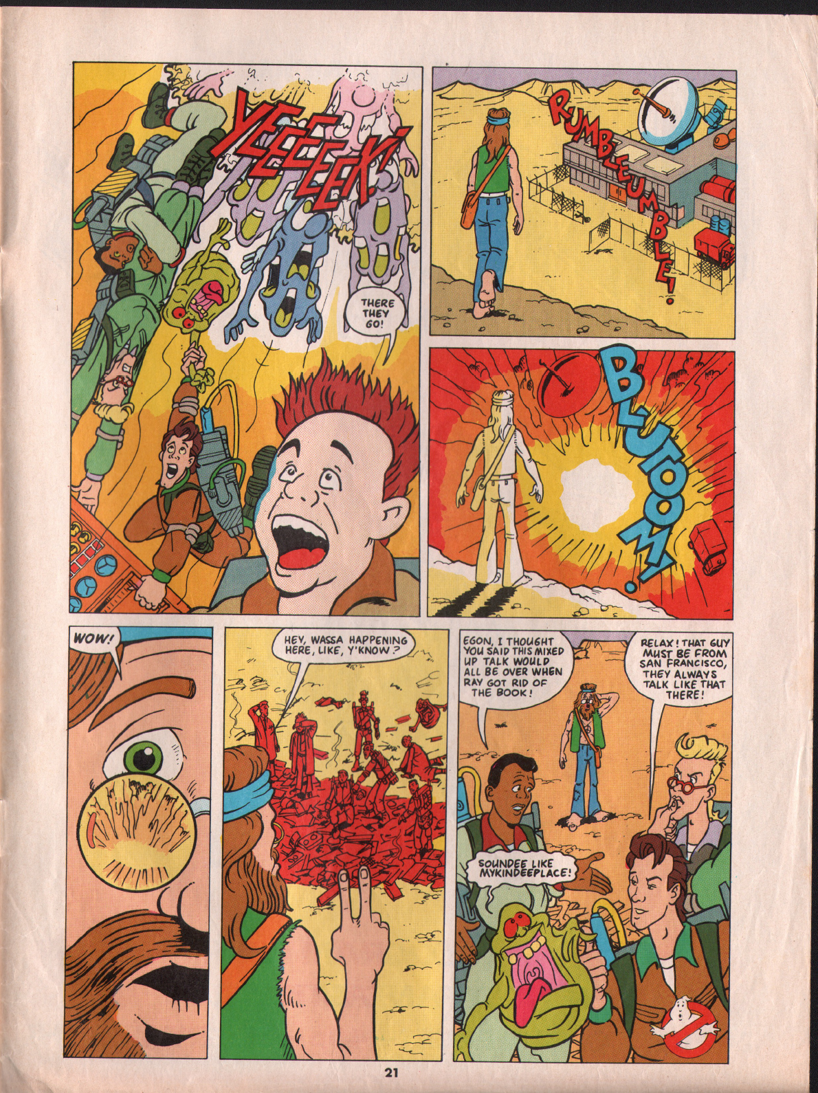 Read online The Real Ghostbusters comic -  Issue #4 - 21