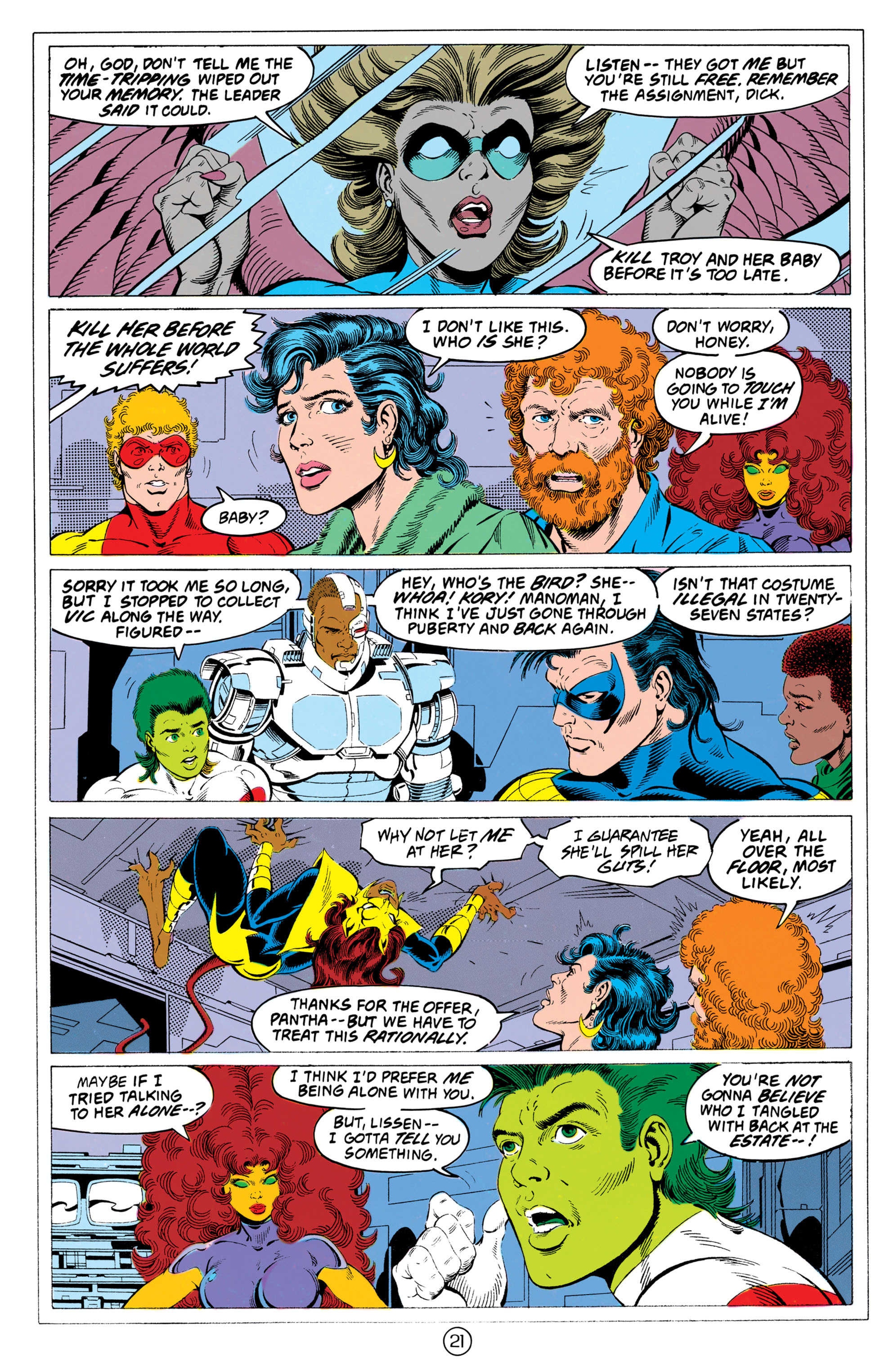 Read online The New Titans (1988) comic -  Issue #88 - 22