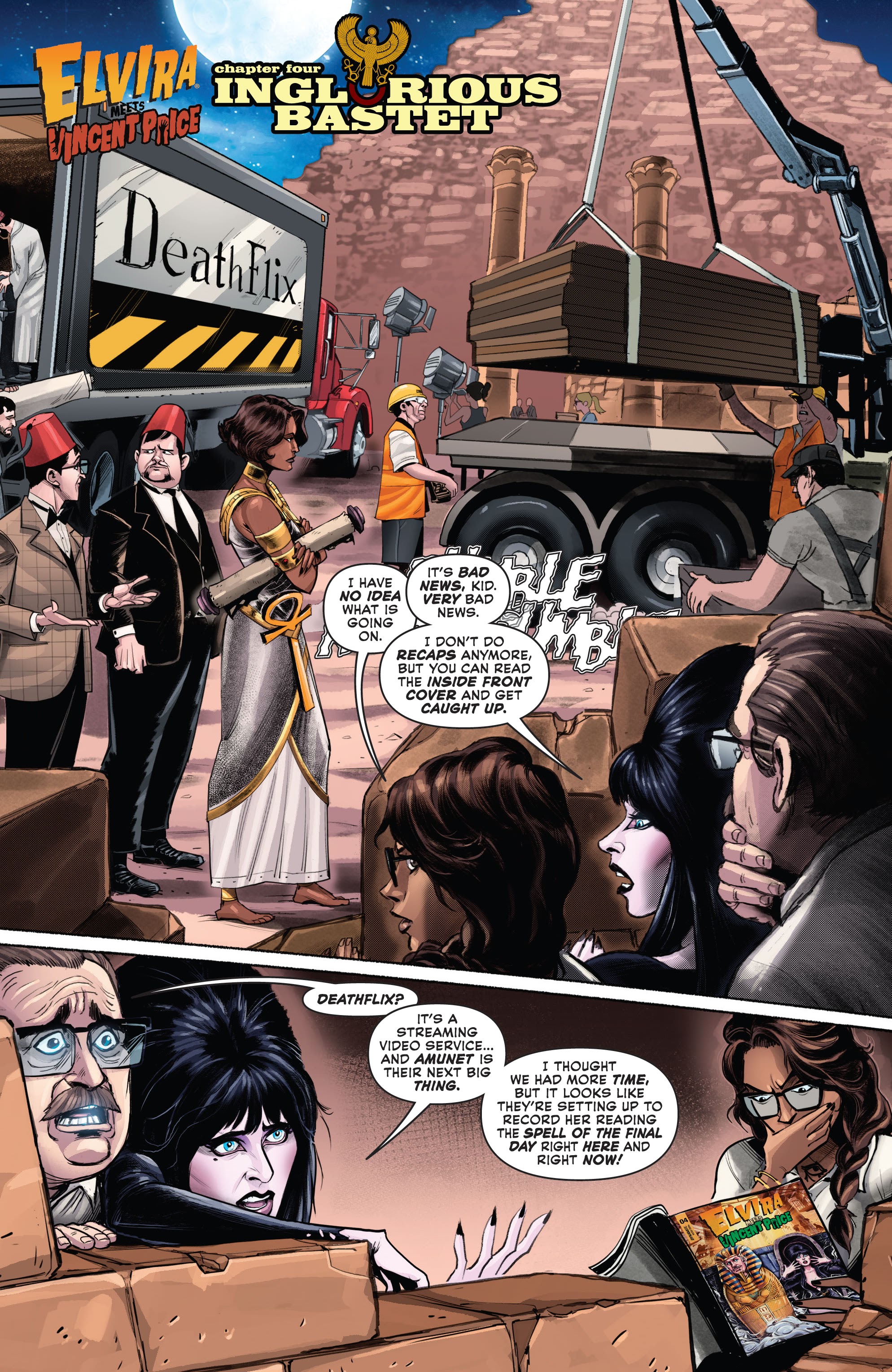Read online Elvira Meets Vincent Price comic -  Issue #4 - 7