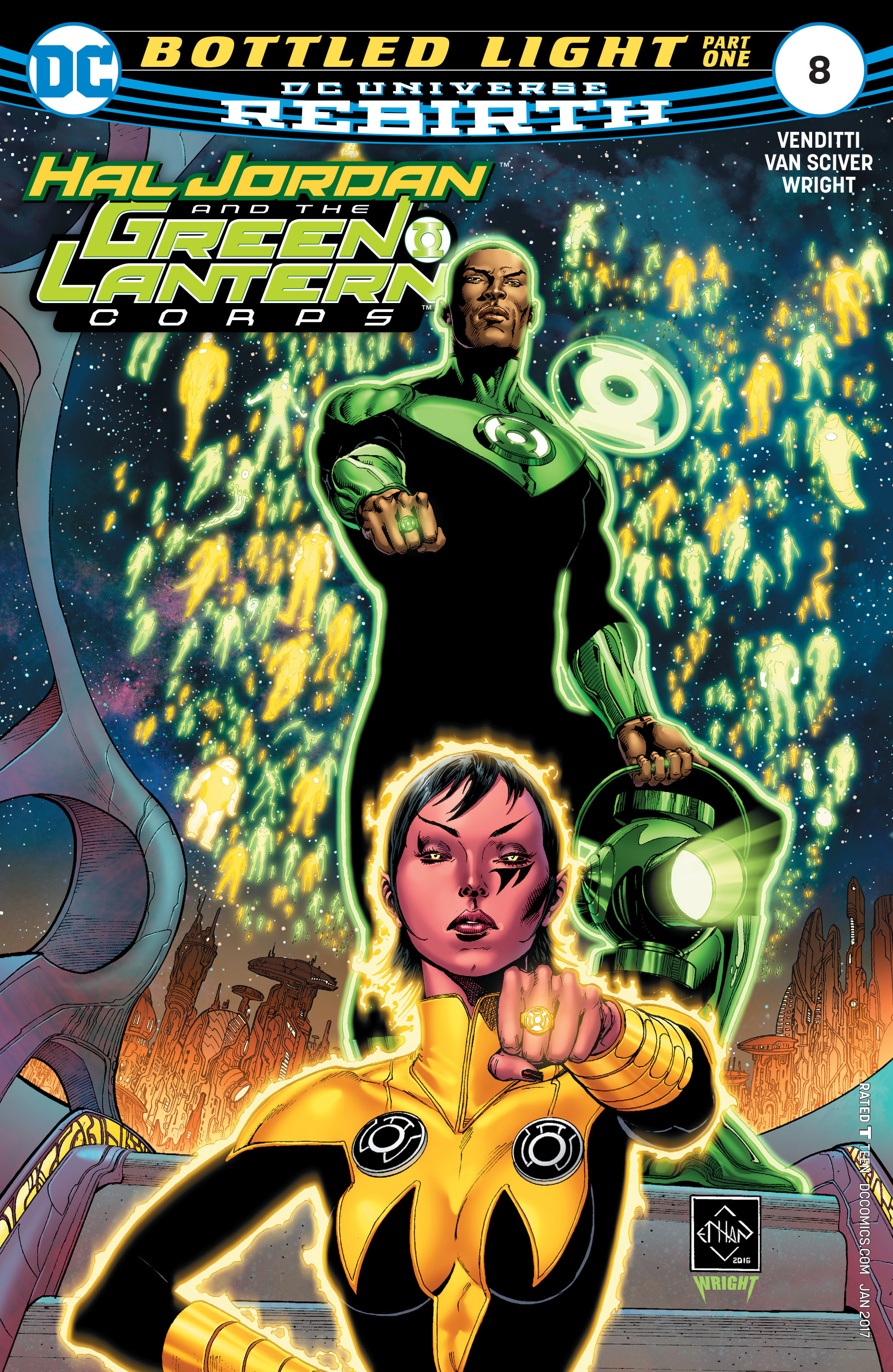 Read online Hal Jordan And The Green Lantern Corps comic -  Issue #8 - 1