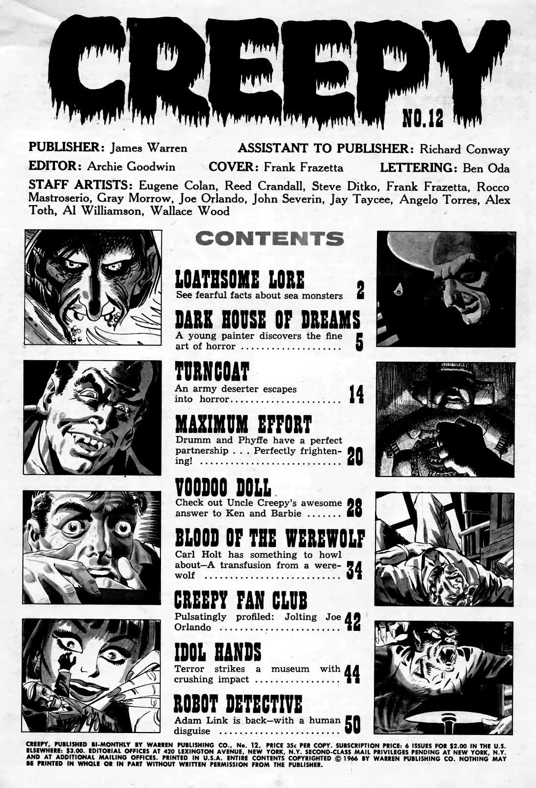 Read online Creepy (1964) comic -  Issue #12 - 3