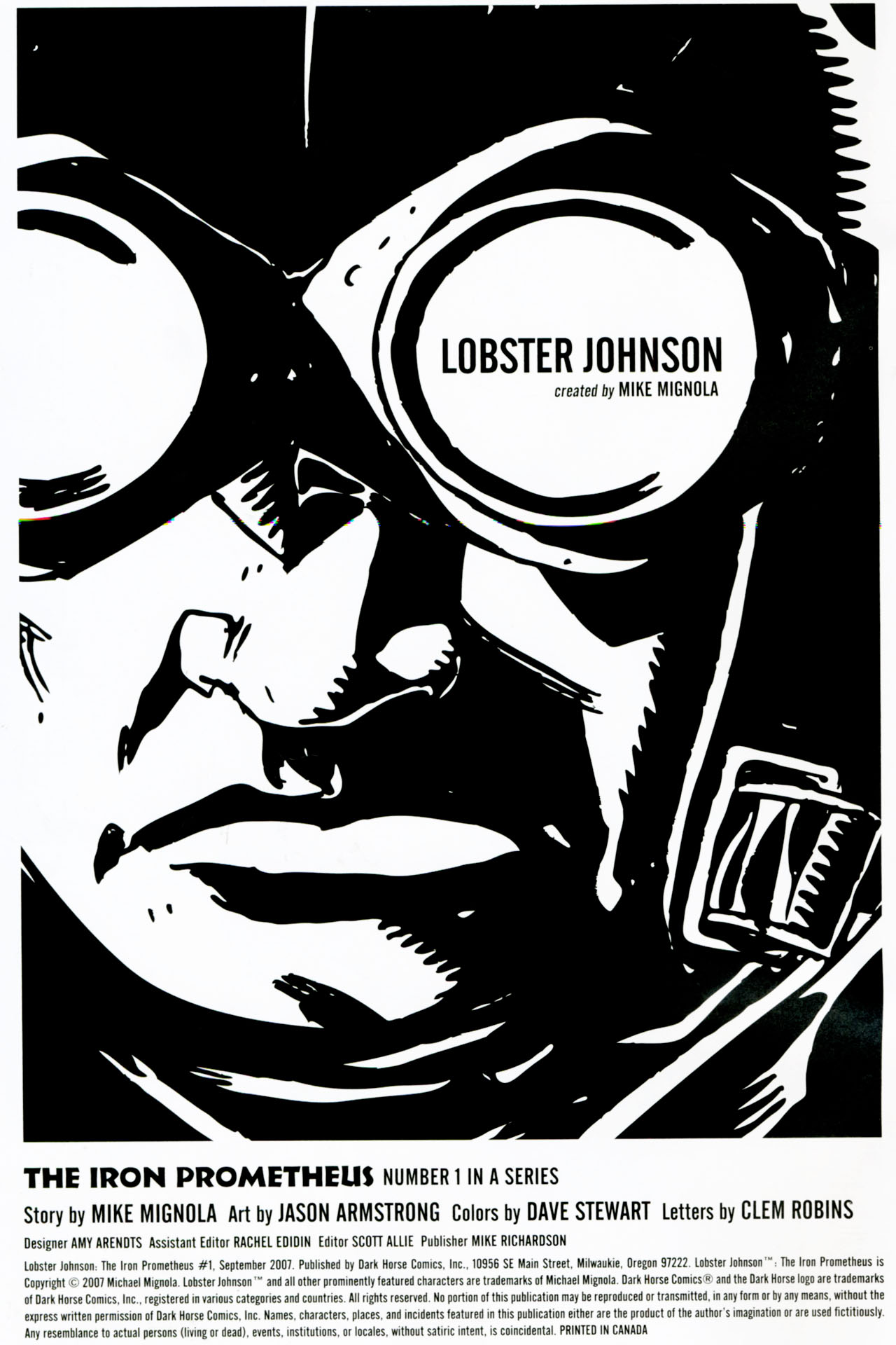 Read online Lobster Johnson: The Iron Prometheus comic -  Issue #1 - 2