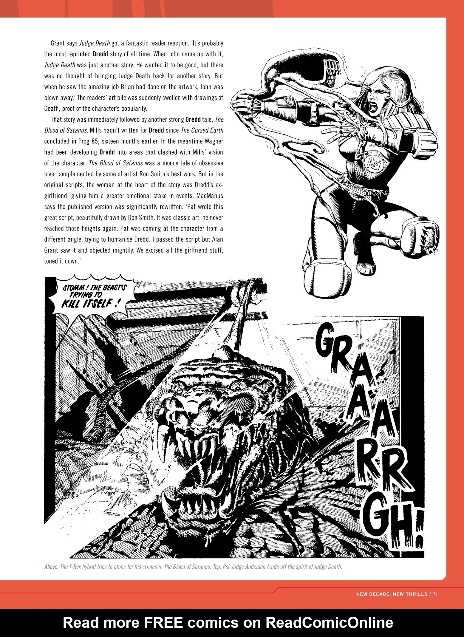 Read online Thrill-Power Overload: Forty Years of 2000 AD: Revised, Updated and Expanded! comic -  Issue # TPB (Part 1) - 72