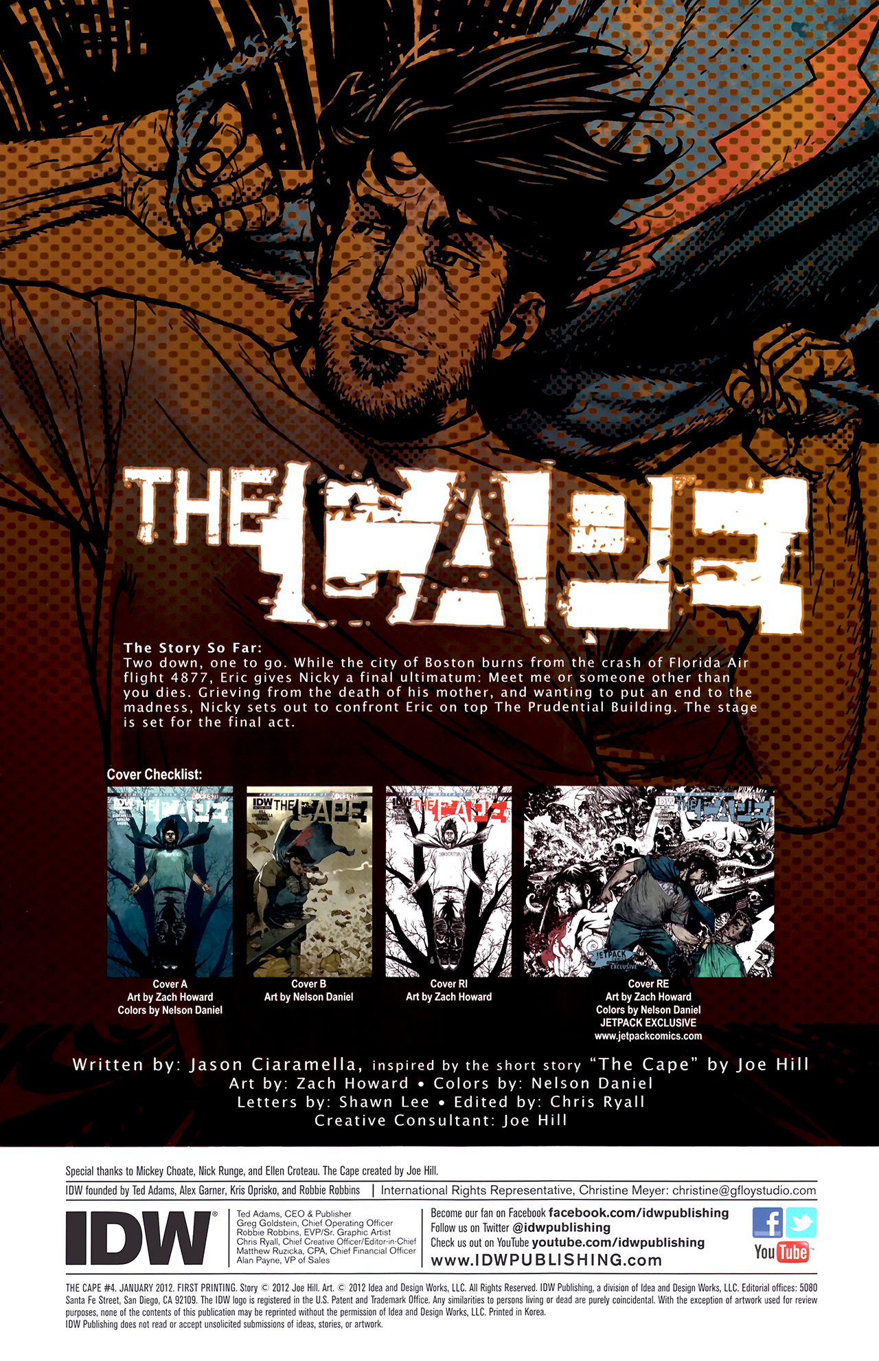 Read online The Cape comic -  Issue #4 - 4