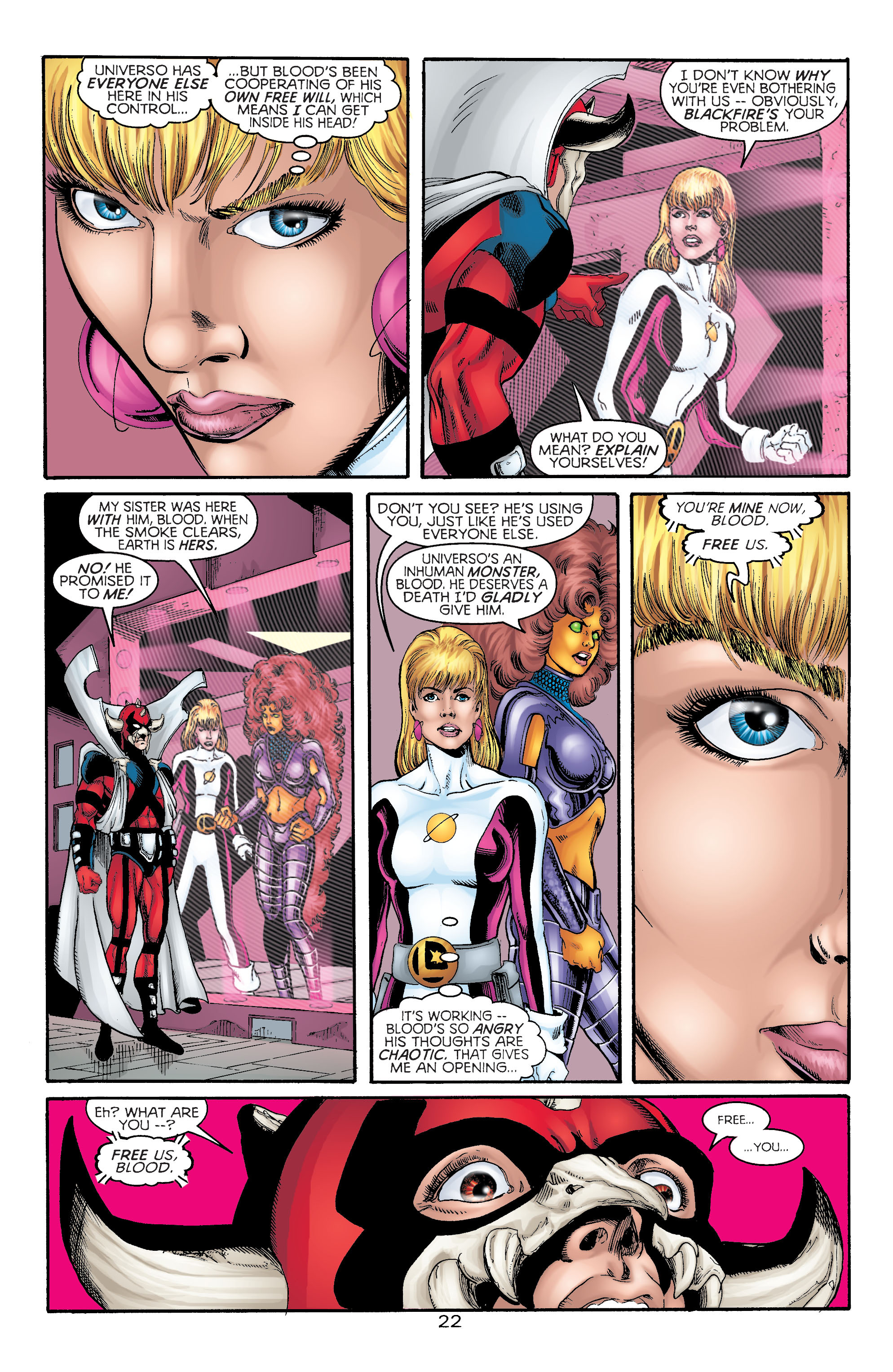 Read online Titans/Legion of Super-Heroes: Universe Ablaze comic -  Issue #4 - 24