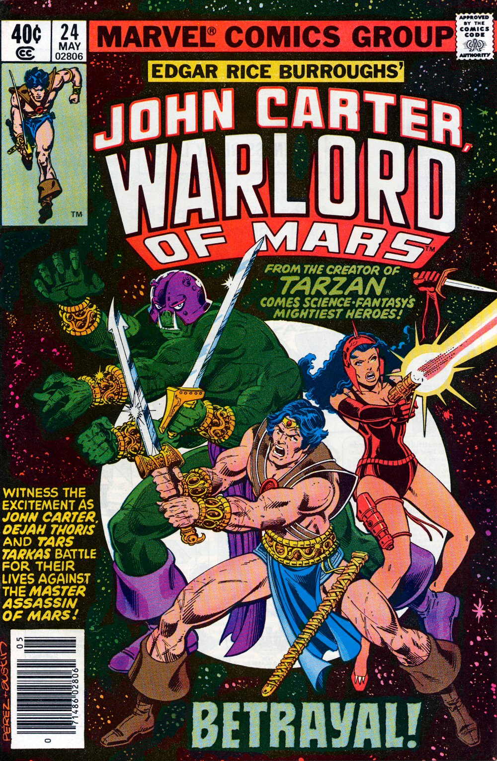 Read online John Carter Warlord of Mars comic -  Issue #24 - 1