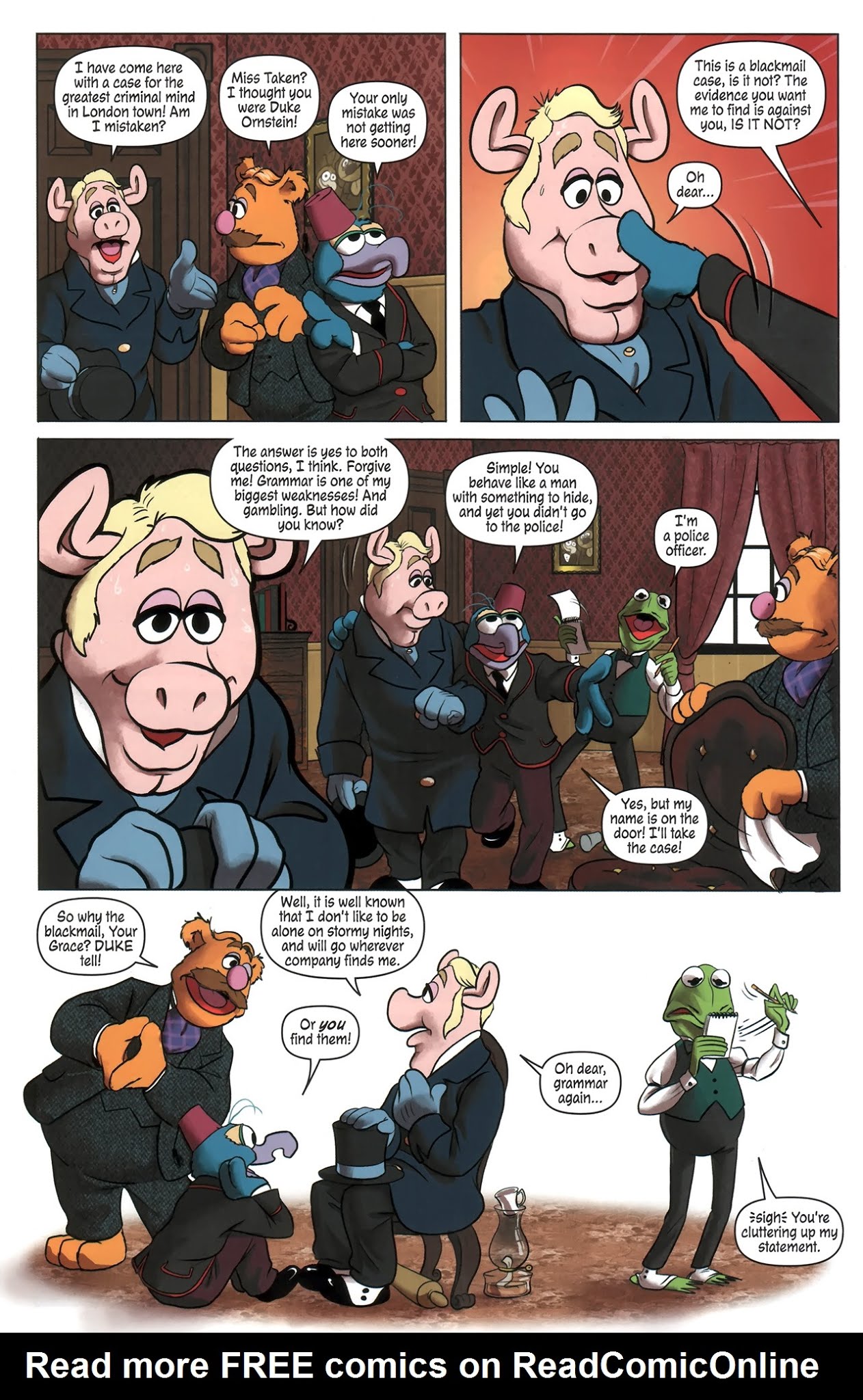Read online Muppet Sherlock Holmes comic -  Issue #2 - 6