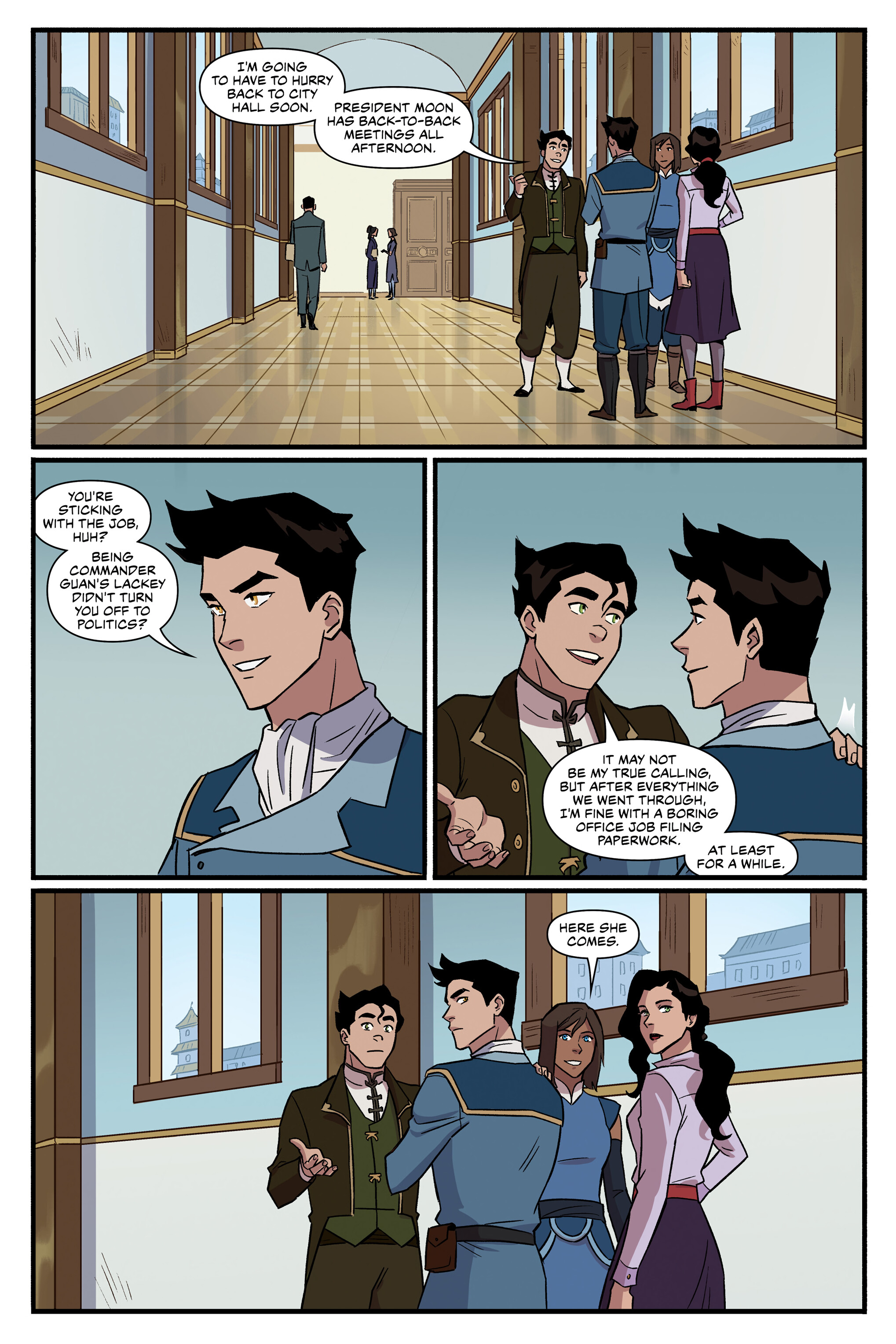 Read online Nickelodeon The Legend of Korra: Ruins of the Empire comic -  Issue # TPB 3 - 73