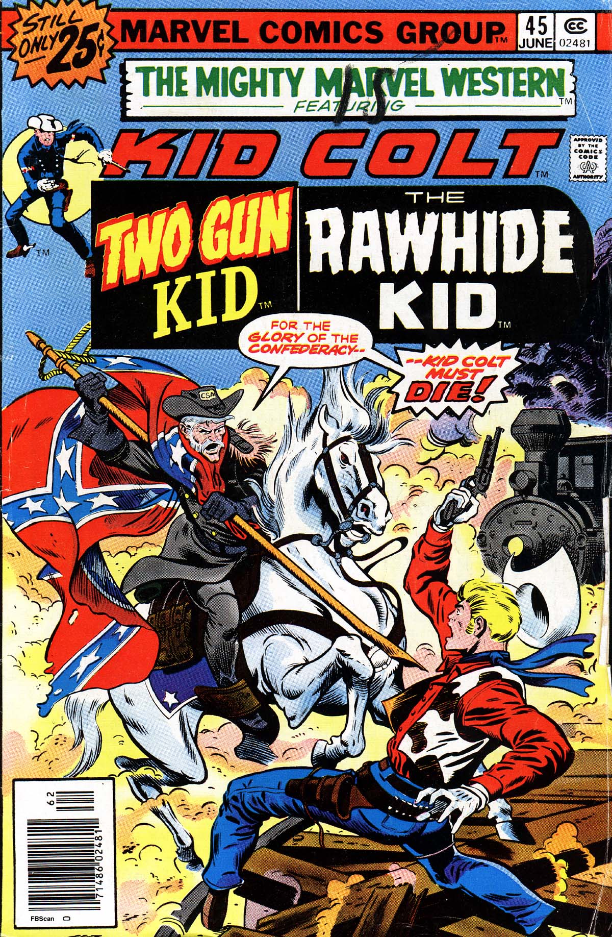 Read online The Mighty Marvel Western comic -  Issue #45 - 1