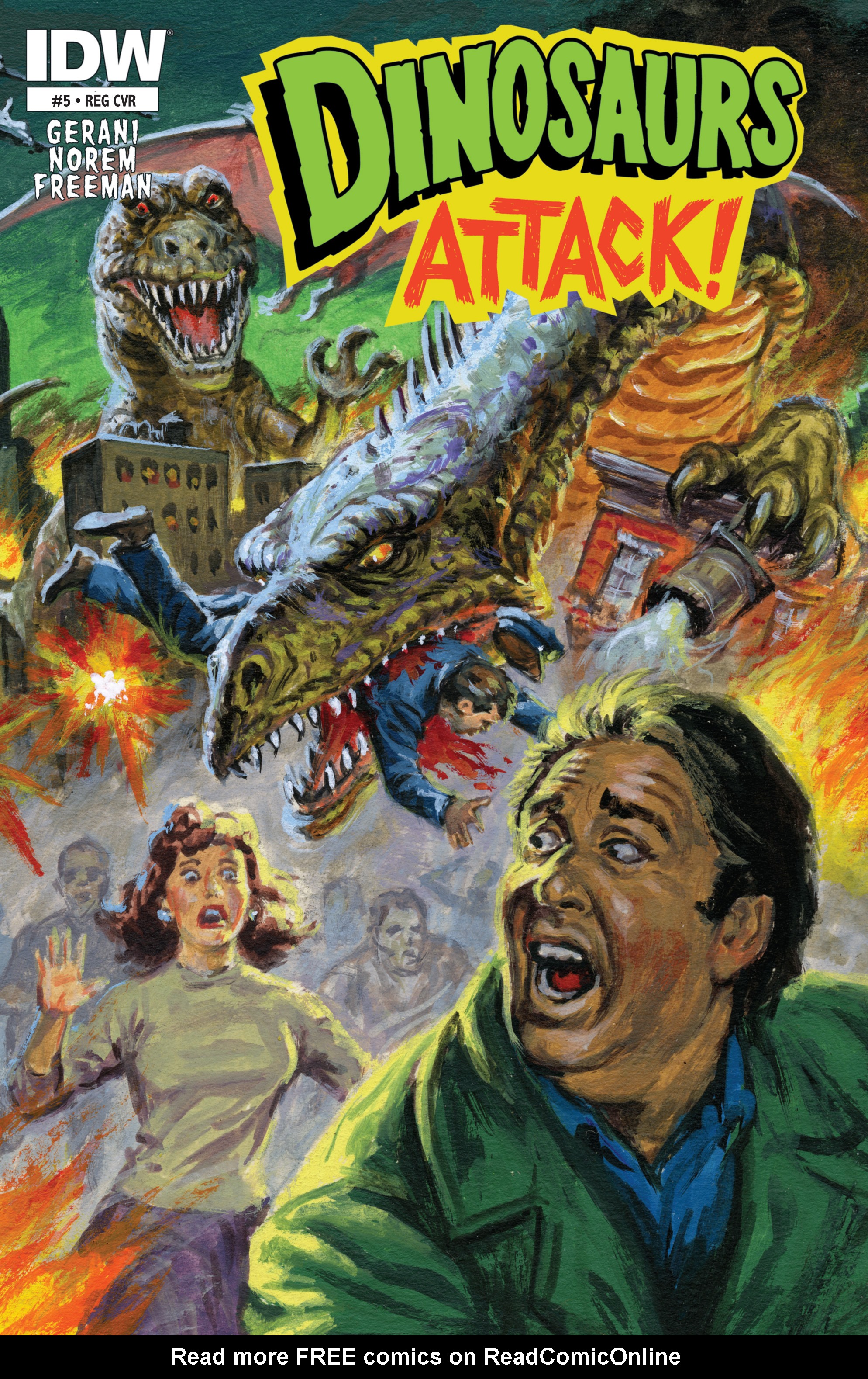 Read online Dinosaurs Attack! comic -  Issue #5 - 1