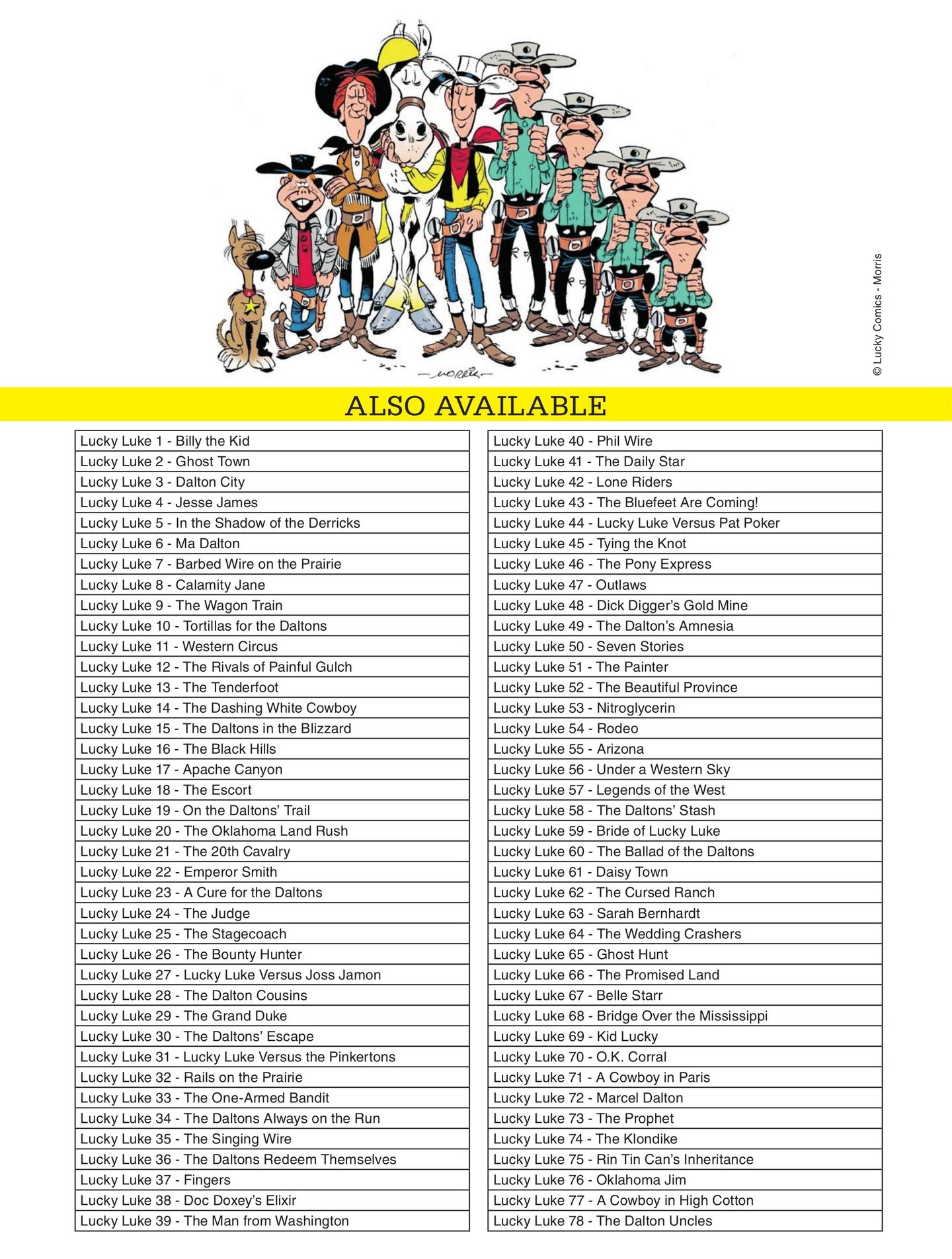 Read online A Lucky Luke Adventure comic -  Issue #79 - 50