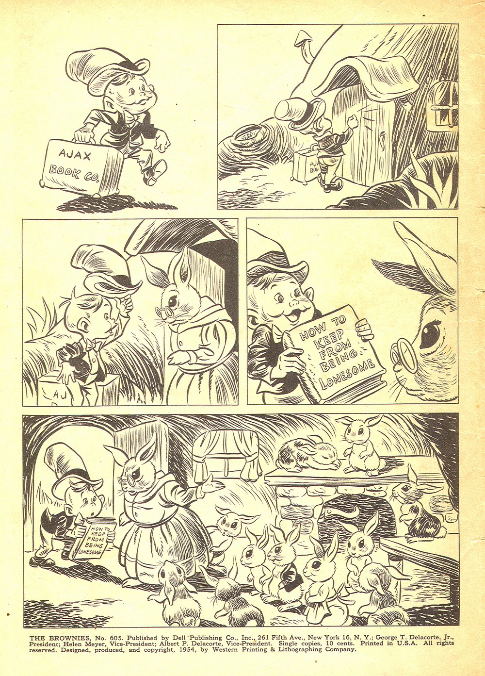 Read online Four Color Comics comic -  Issue #605 - 2