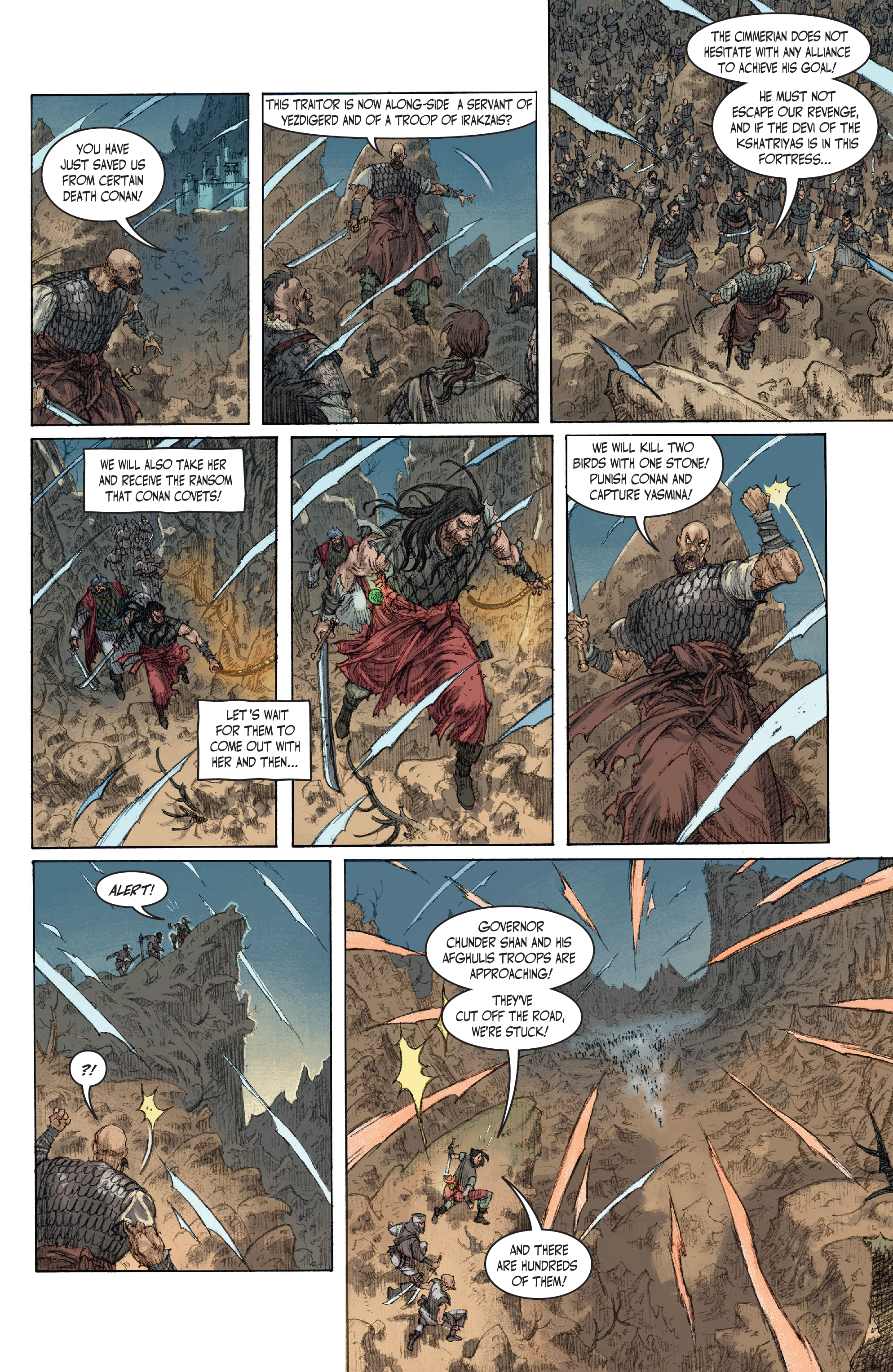 Read online The Cimmerian: People of the Black Circle comic -  Issue #3 - 10