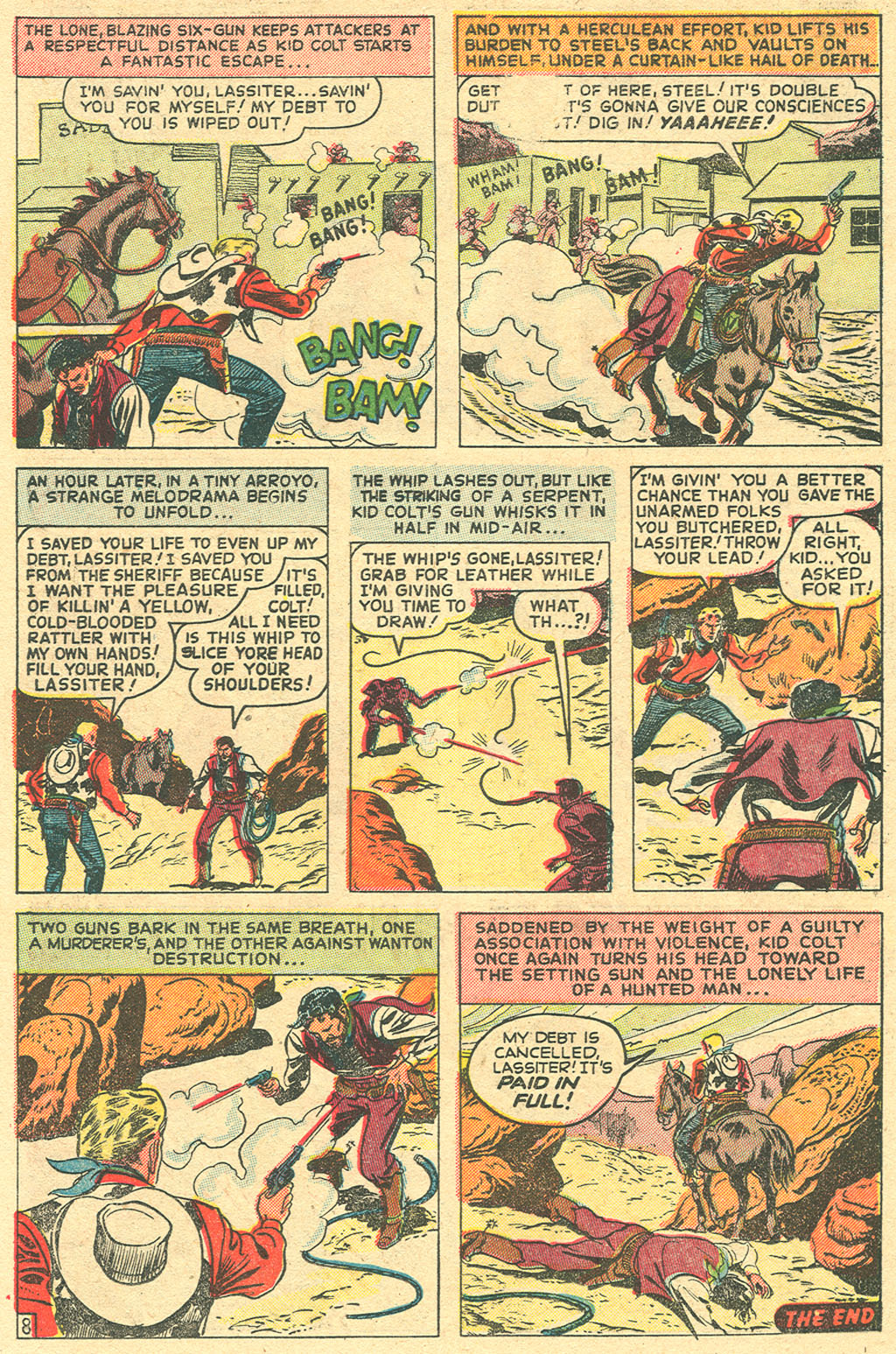 Read online Kid Colt Outlaw comic -  Issue #10 - 48