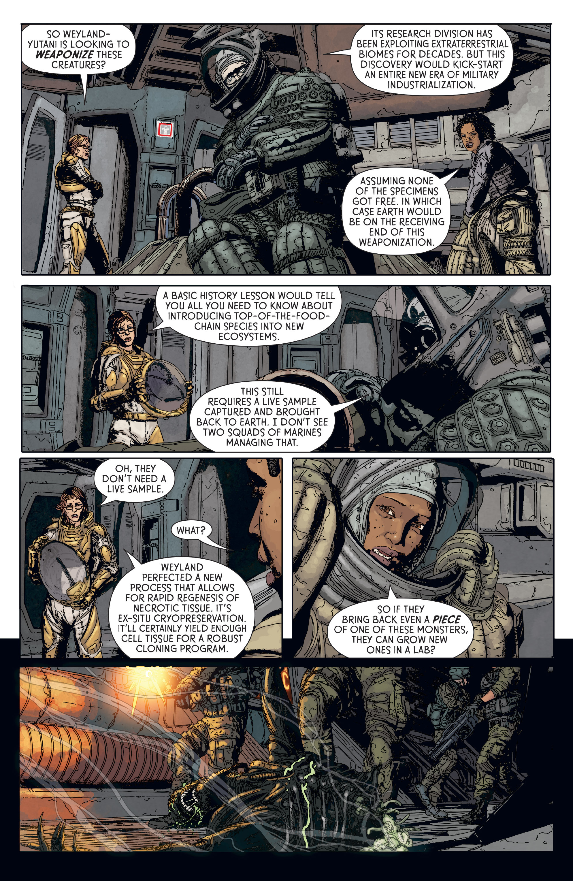 Read online Aliens: Defiance comic -  Issue #6 - 16