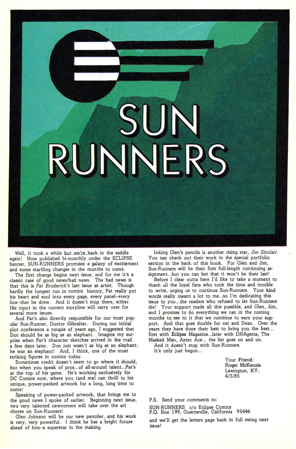Read online Sun Runners comic -  Issue #5 - 22