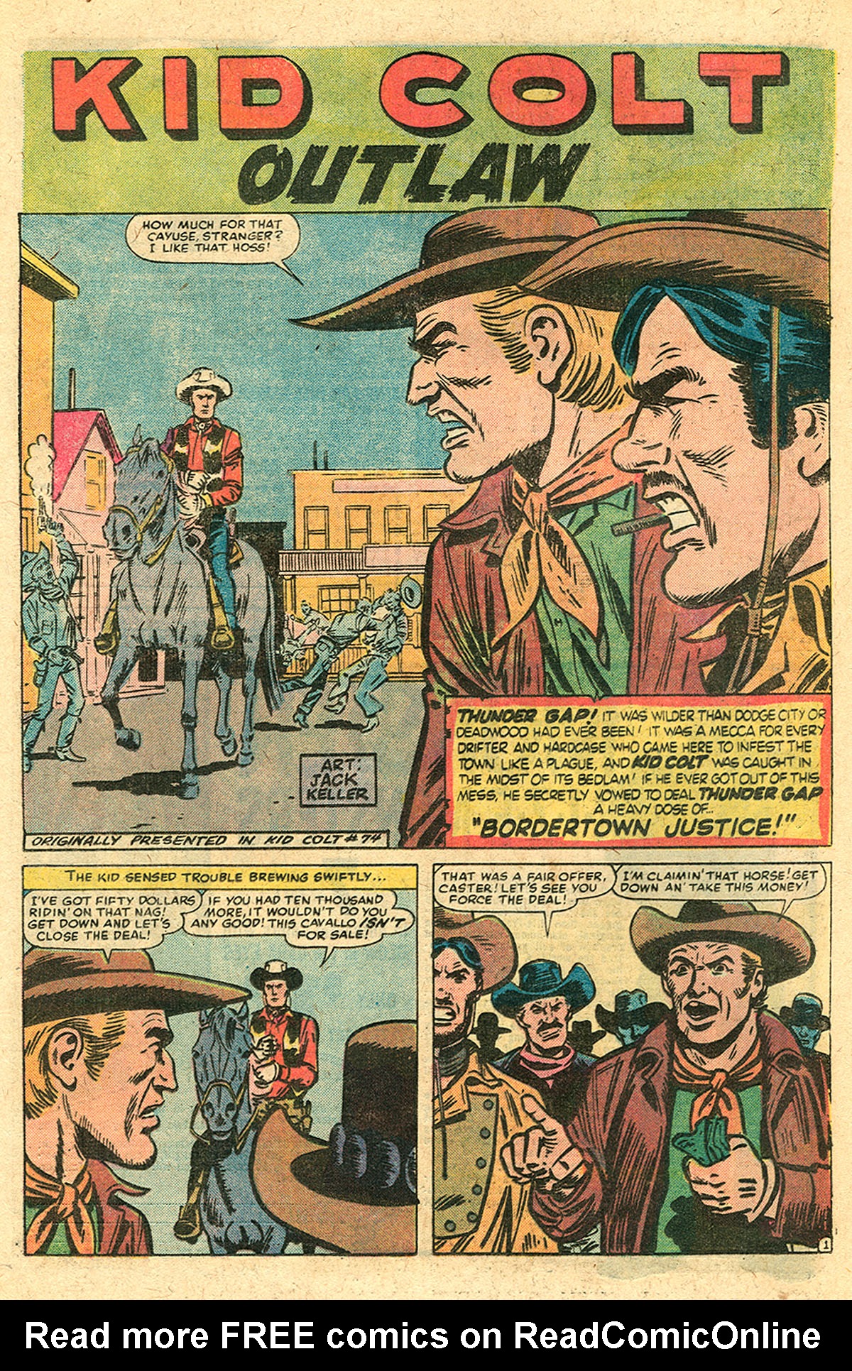 Read online Kid Colt Outlaw comic -  Issue #189 - 12