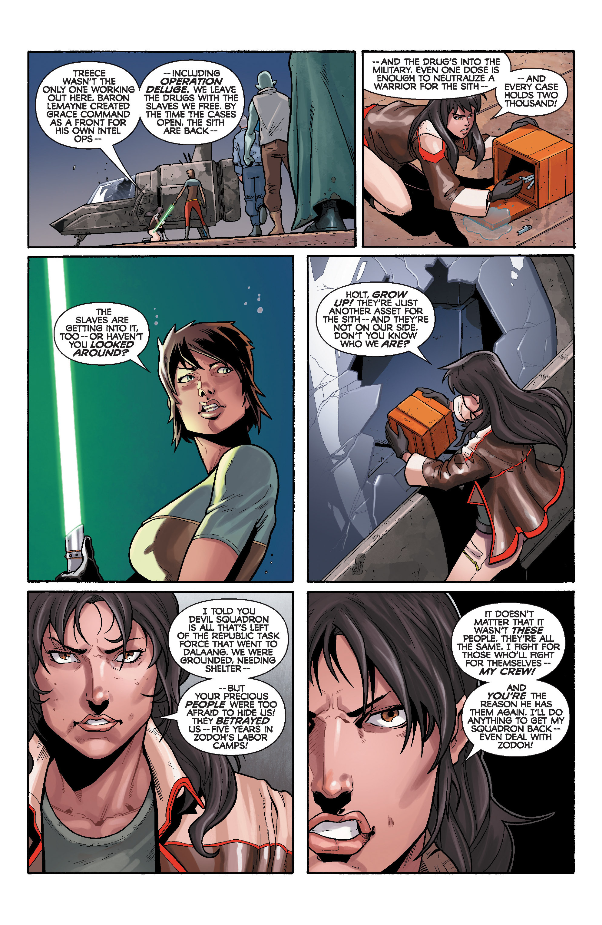 Read online Star Wars: Knight Errant - Deluge comic -  Issue #3 - 22