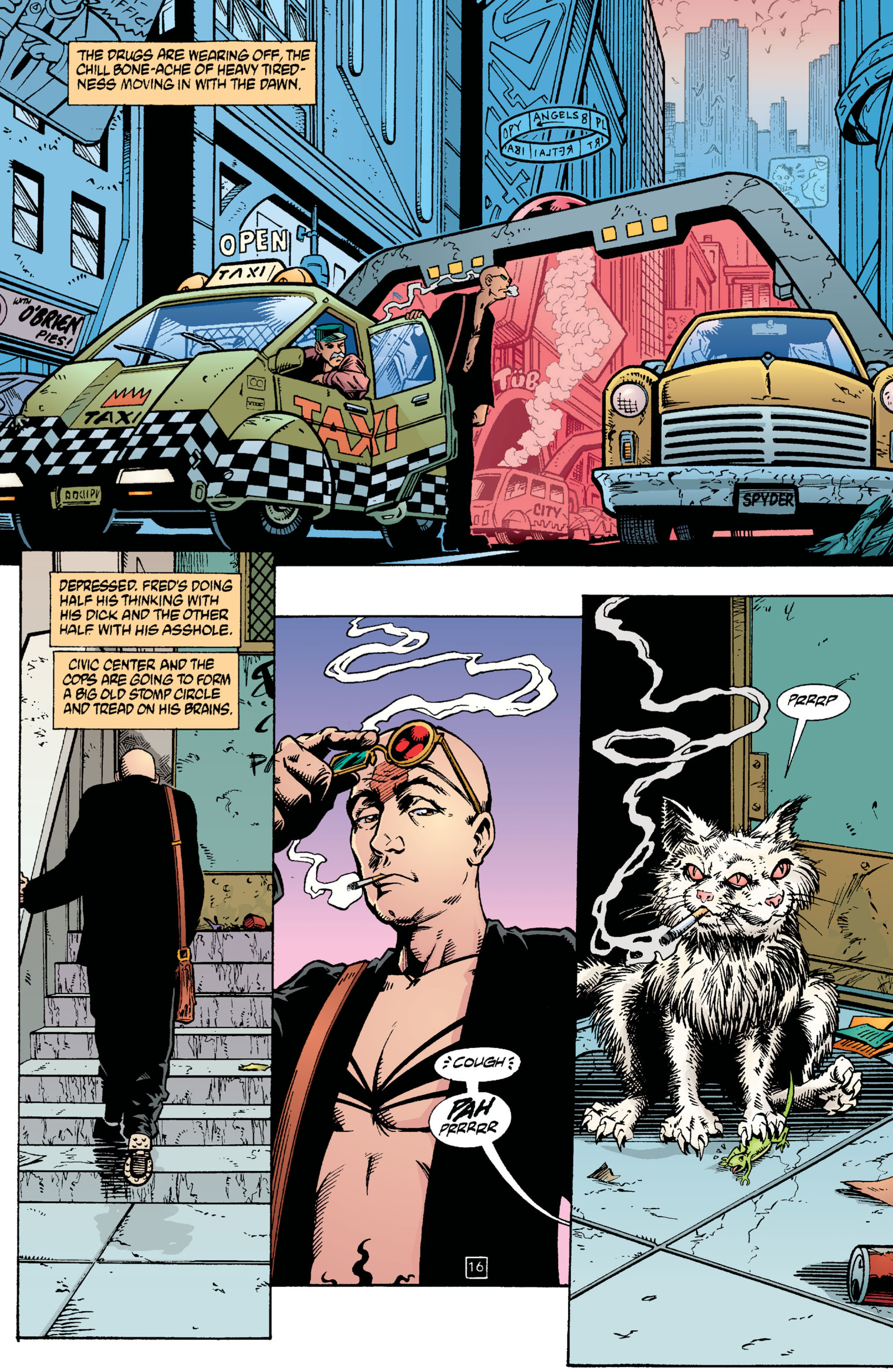 Read online Transmetropolitan comic -  Issue #2 - 17
