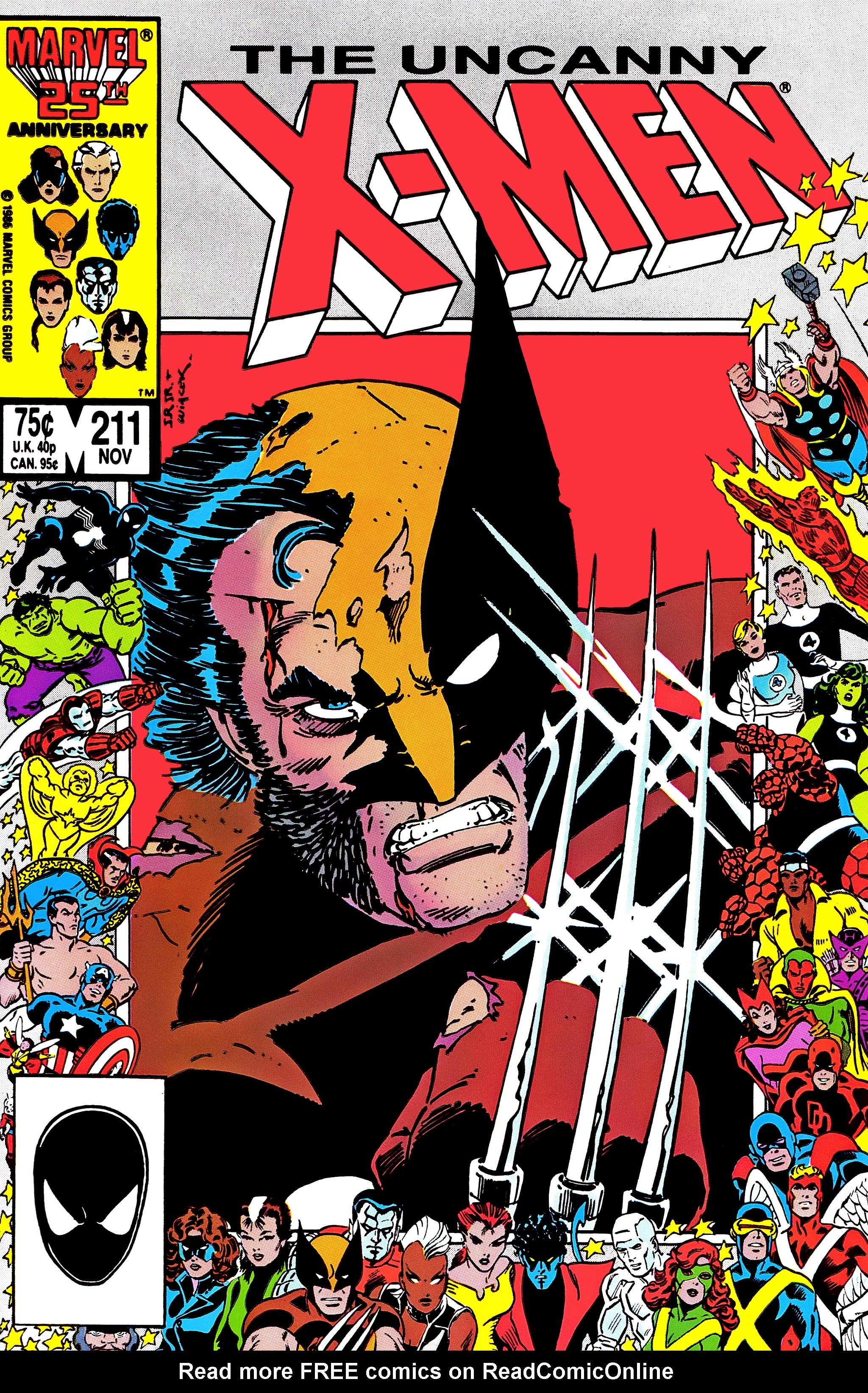 Read online Uncanny X-Men (1963) comic -  Issue #211 - 1