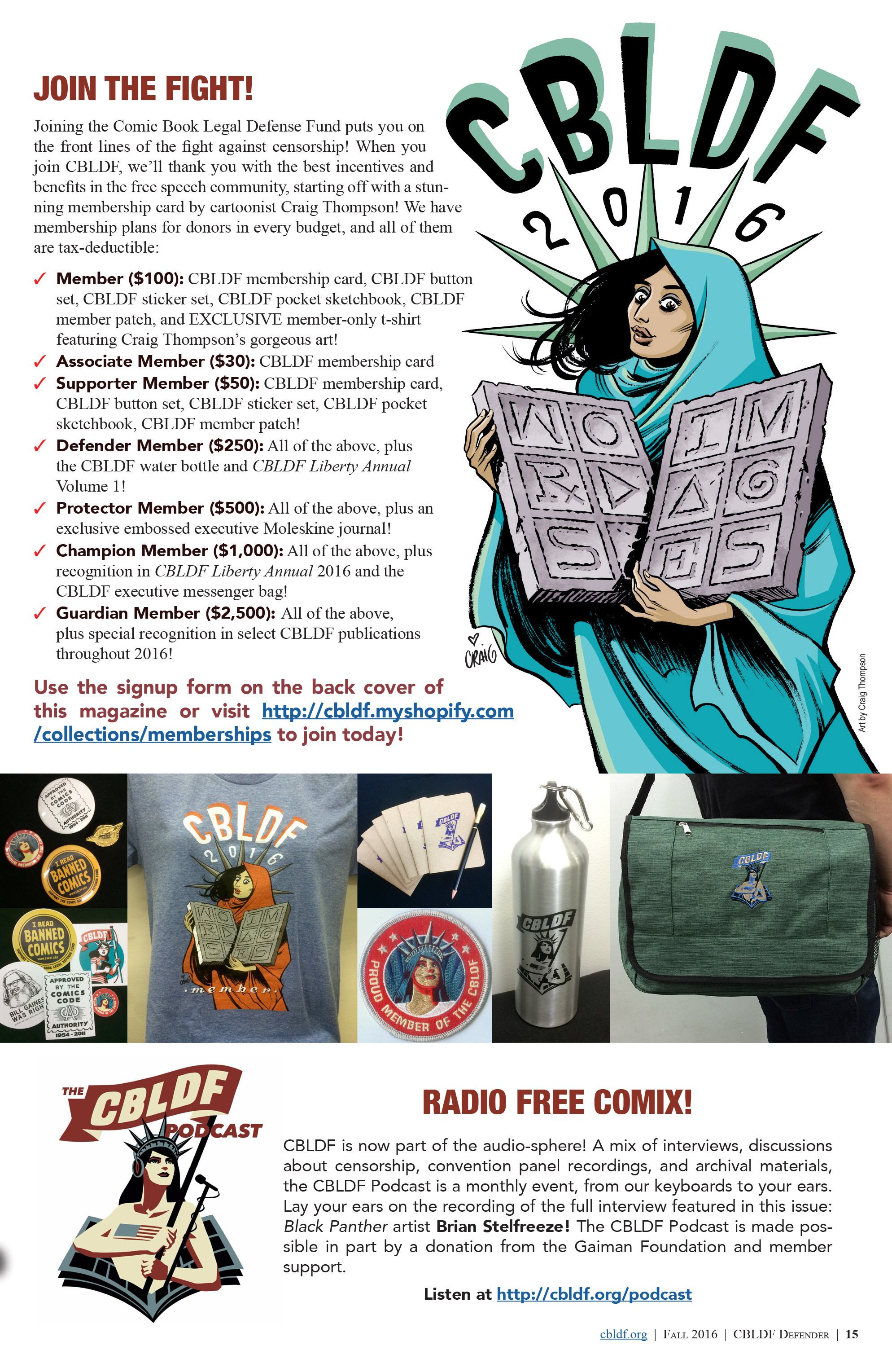 Read online CBLDF Defender comic -  Issue #7 - 15
