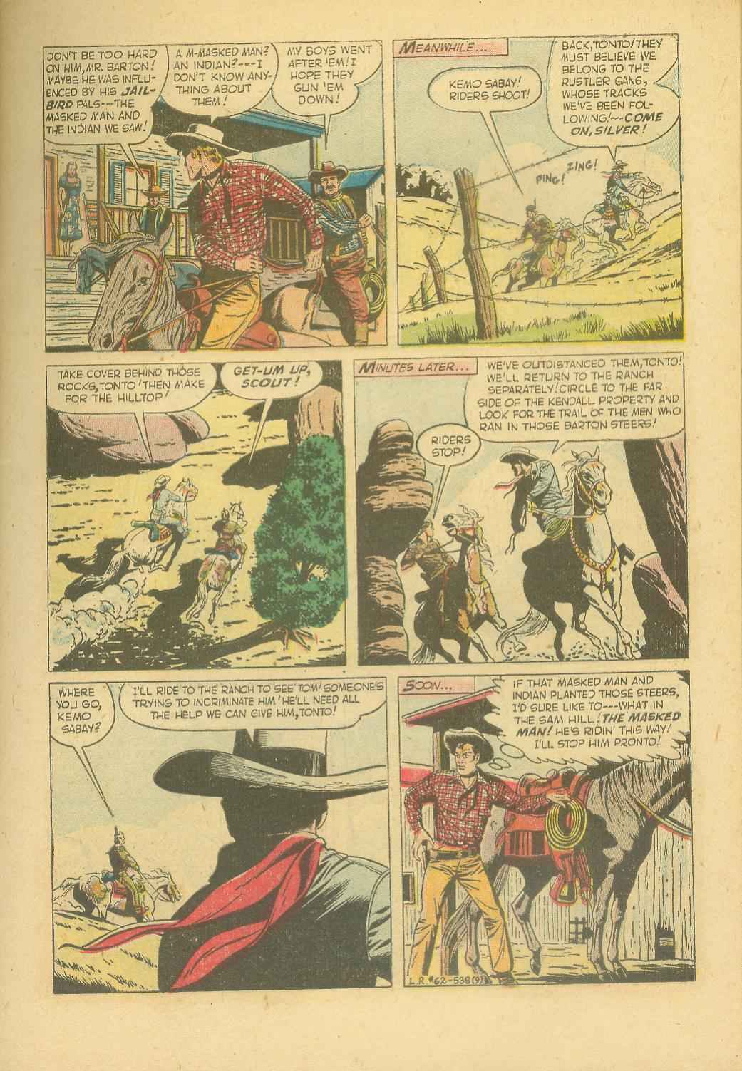 Read online The Lone Ranger (1948) comic -  Issue #62 - 11