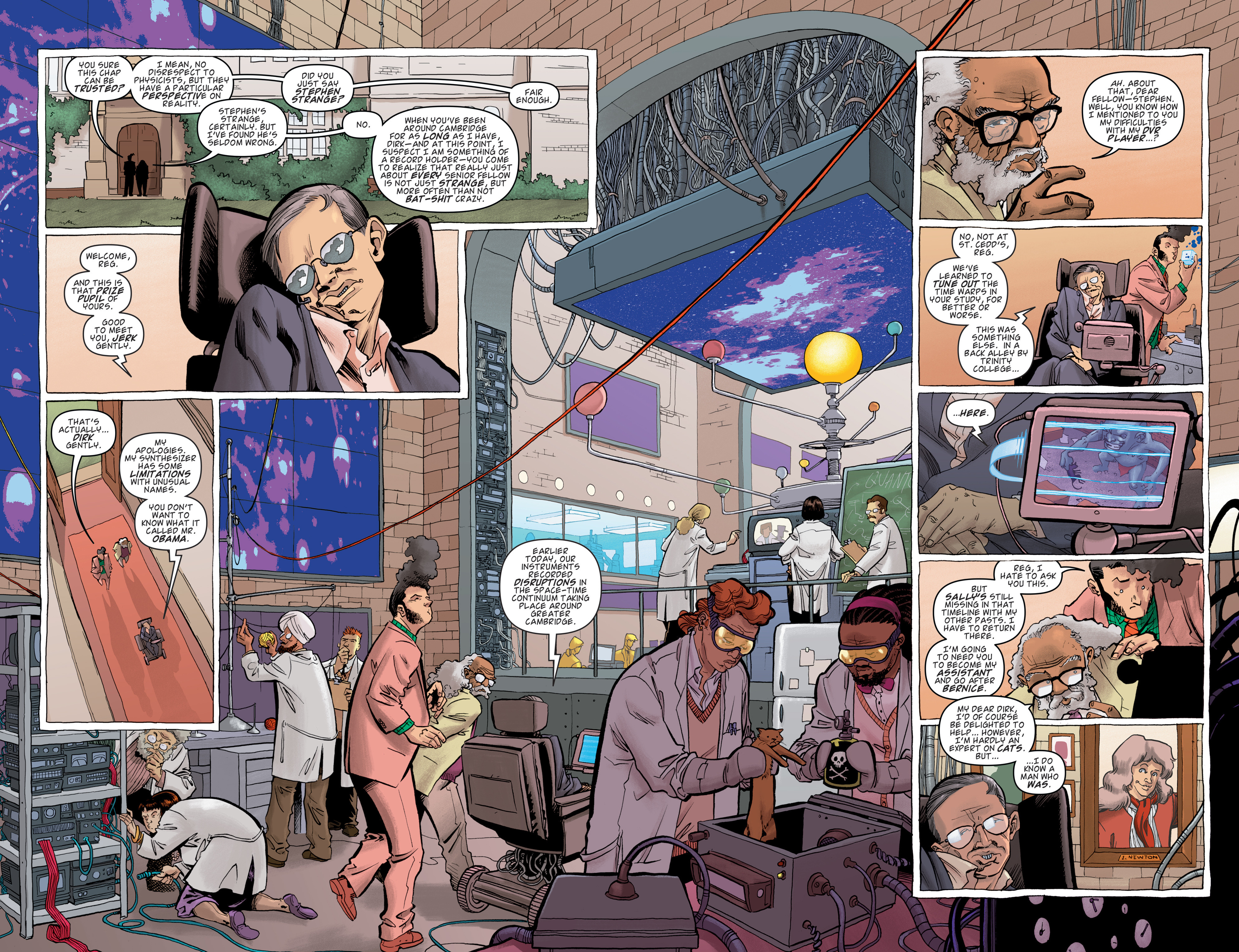 Read online Dirk Gently's Holistic Detective Agency: The Salmon of Doubt comic -  Issue #4 - 8