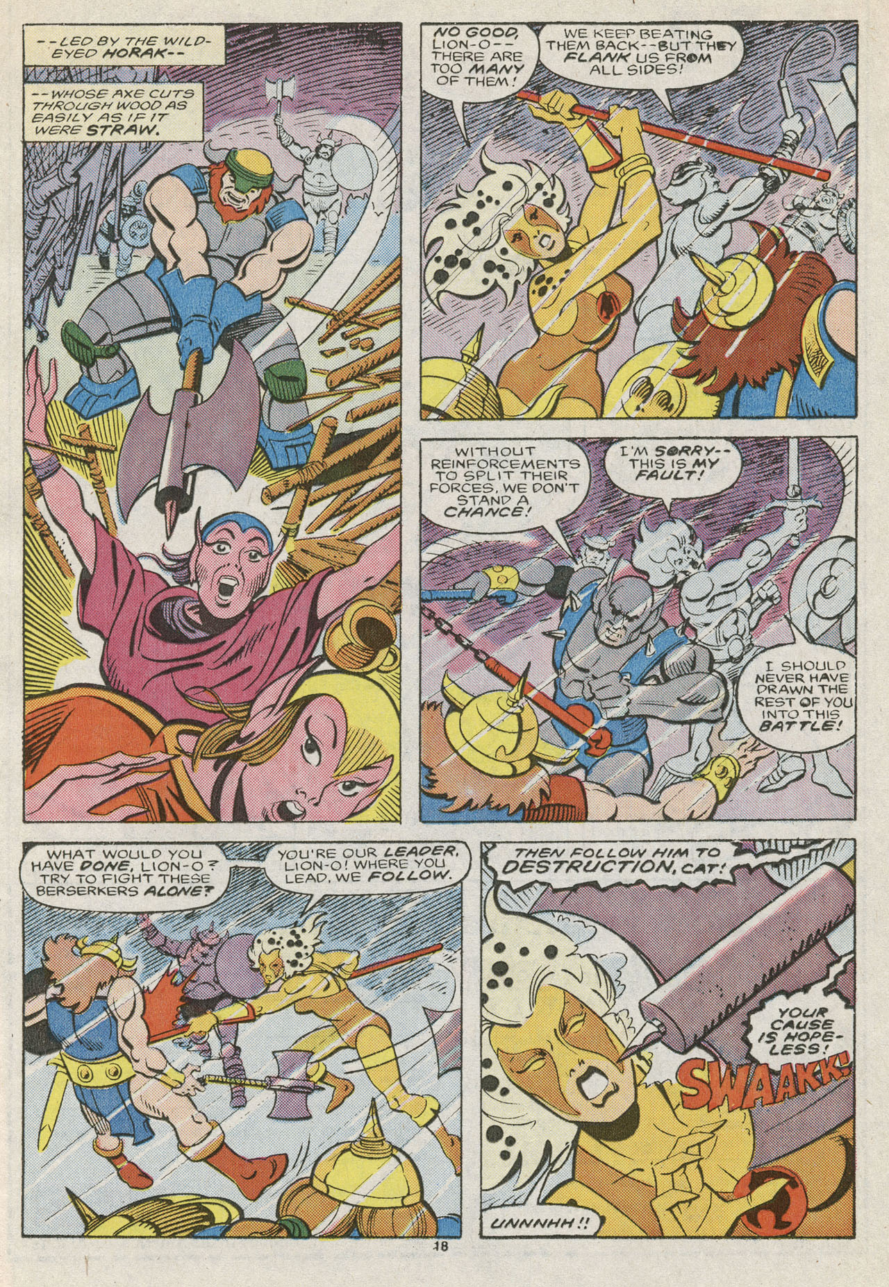 Read online ThunderCats (1985) comic -  Issue #12 - 26