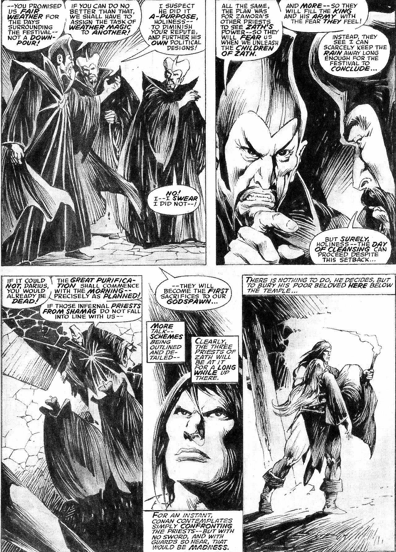 Read online The Savage Sword Of Conan comic -  Issue #210 - 27