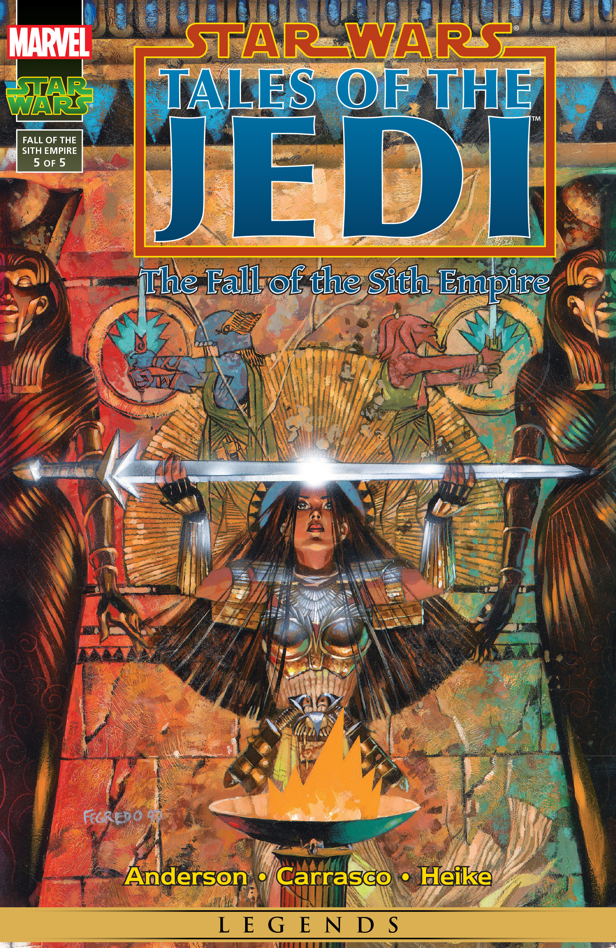 Read online Star Wars: Tales of the Jedi - The Fall of the Sith Empire comic -  Issue #5 - 1