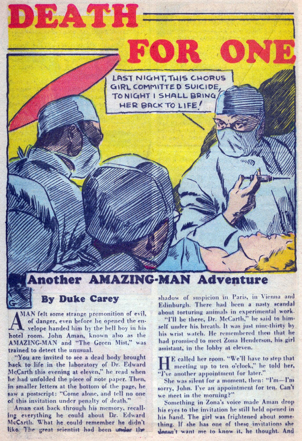 Read online Amazing Man Comics comic -  Issue #15 - 43