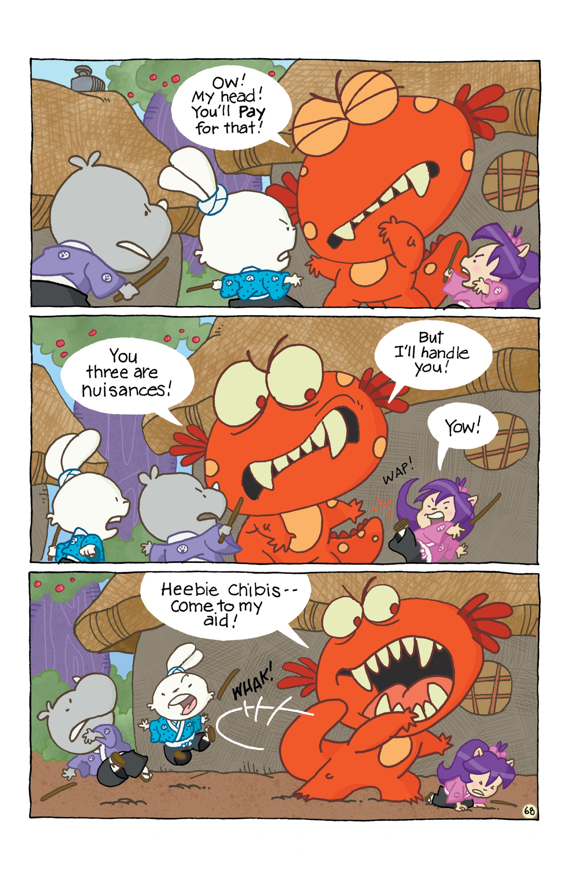 Read online Chibi-Usagi: Attack of the Heebie Chibis comic -  Issue # TPB - 72
