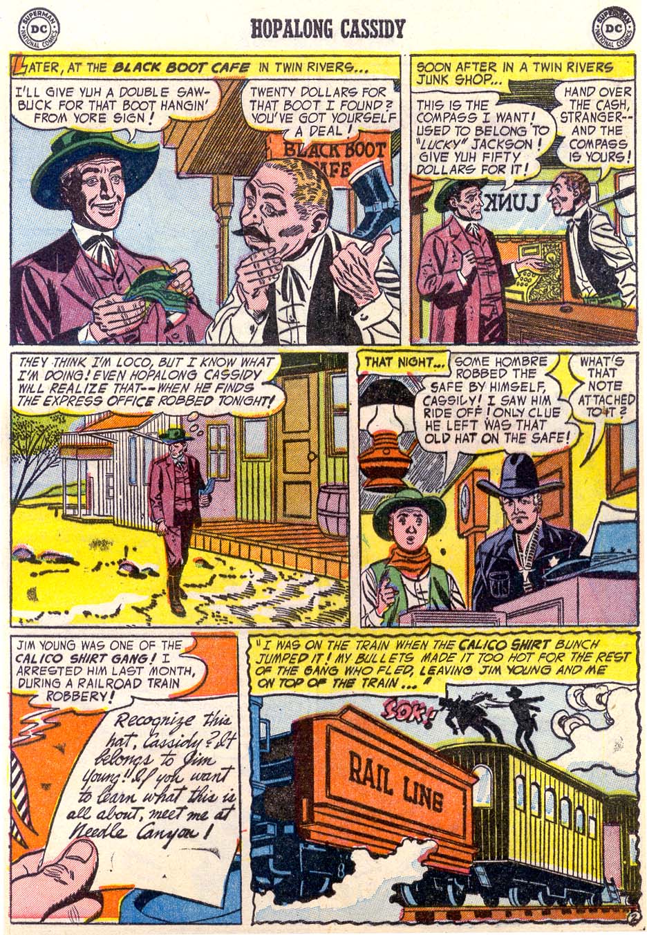 Read online Hopalong Cassidy comic -  Issue #91 - 29