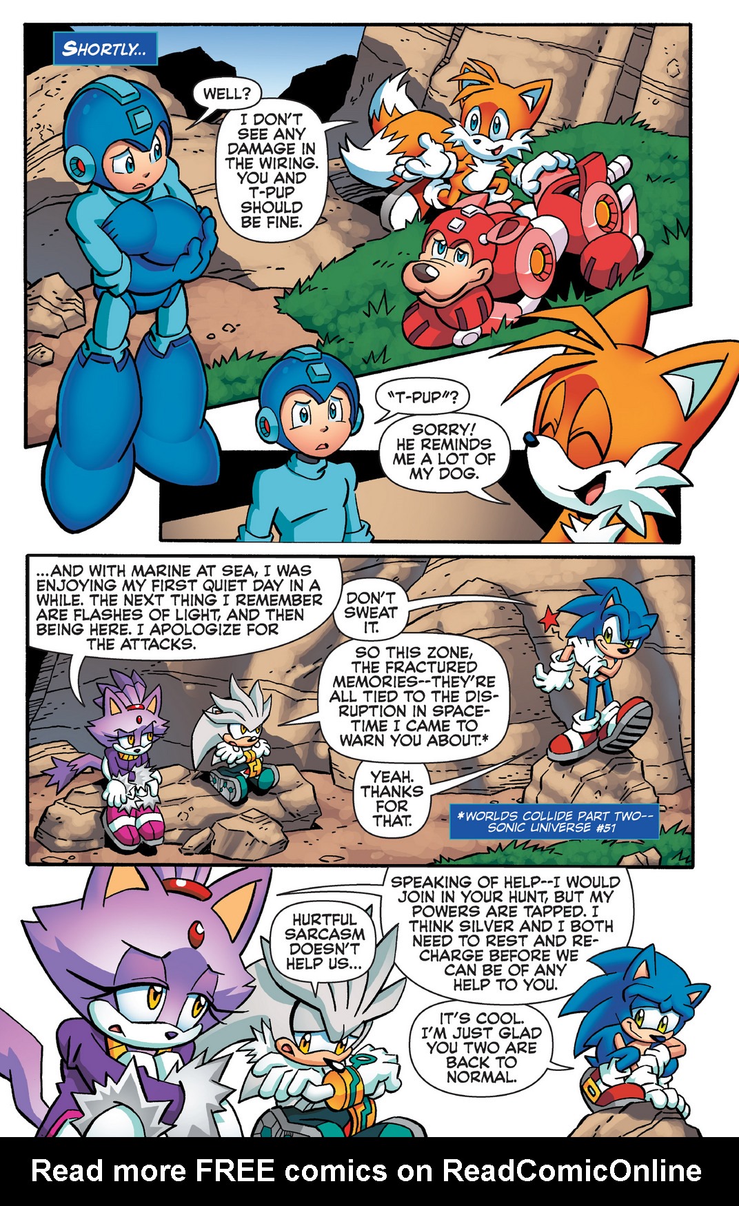 Read online Sonic Mega Man Worlds Collide comic -  Issue # Vol 2 - 76