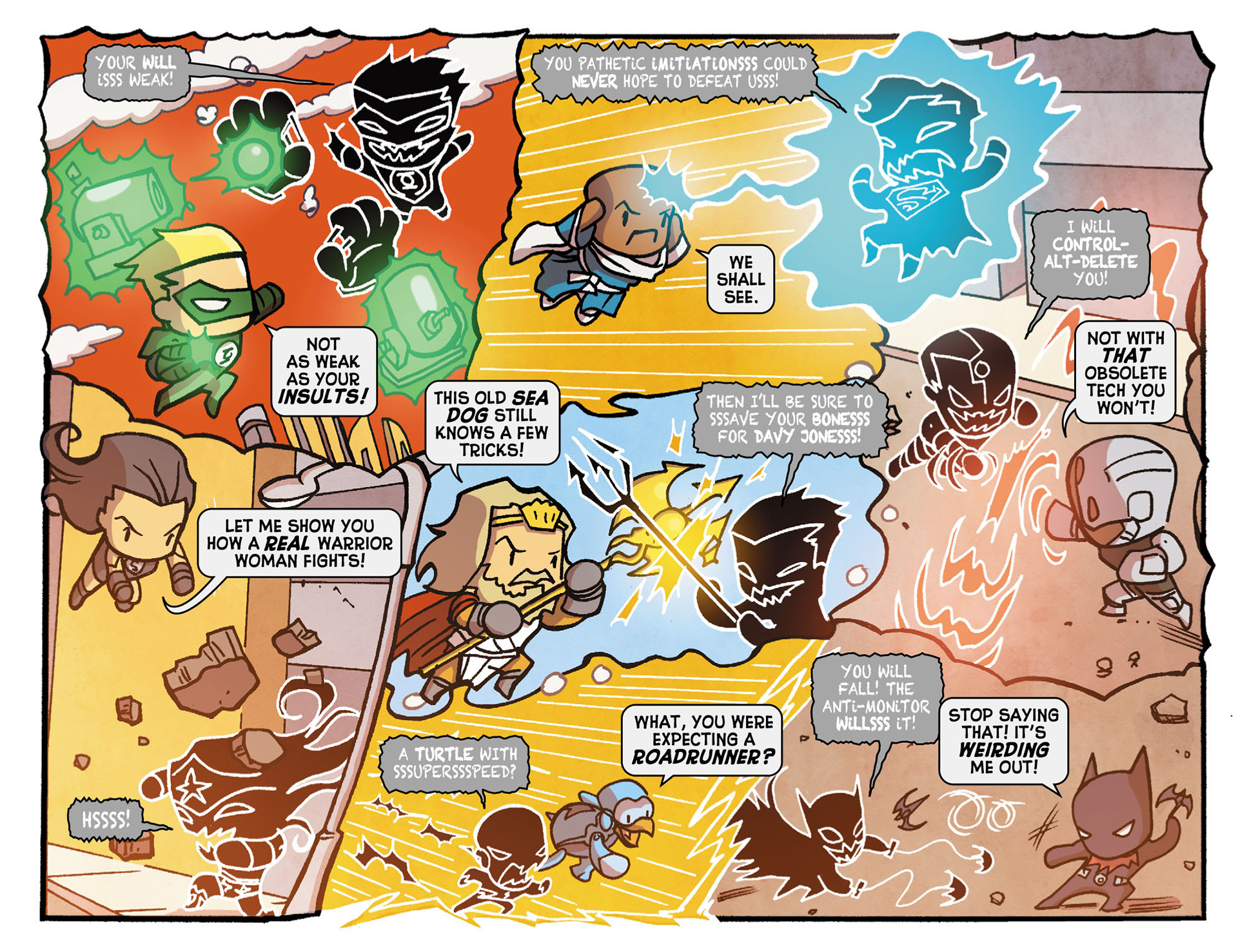 Read online Scribblenauts Unmasked: A Crisis of Imagination comic -  Issue #17 - 10
