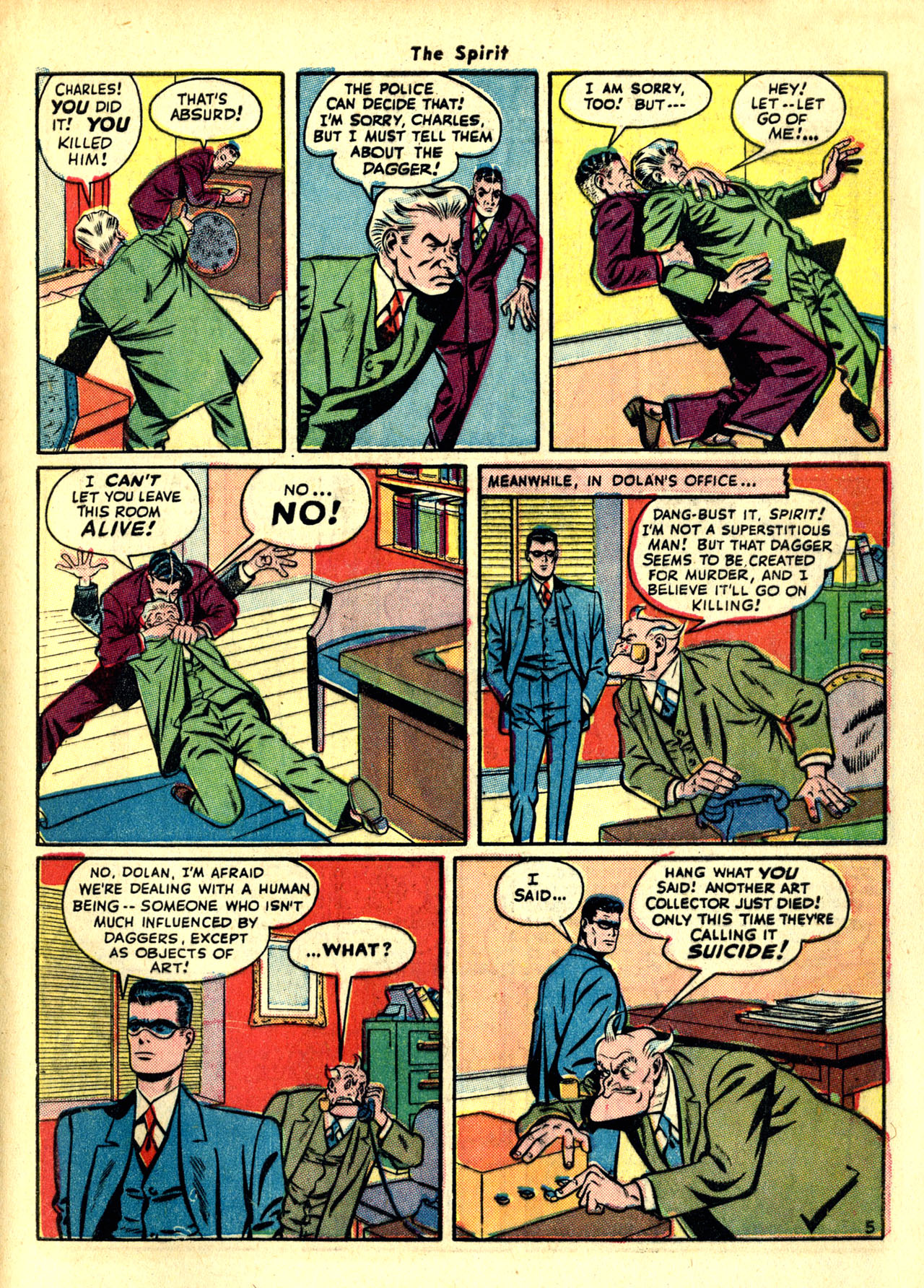 Read online The Spirit (1944) comic -  Issue #7 - 7