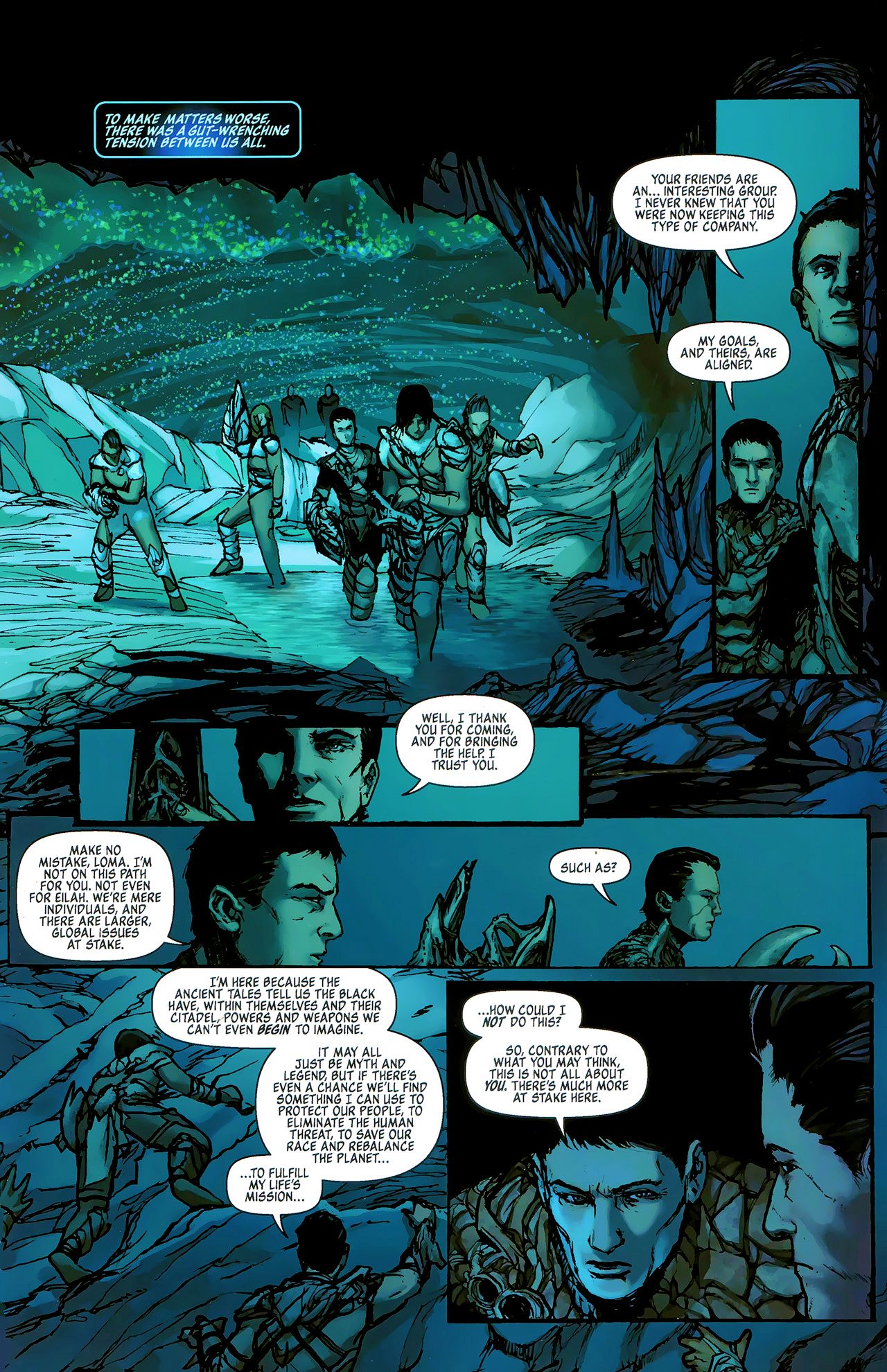 Read online Fathom: Blue Descent comic -  Issue #2 - 12