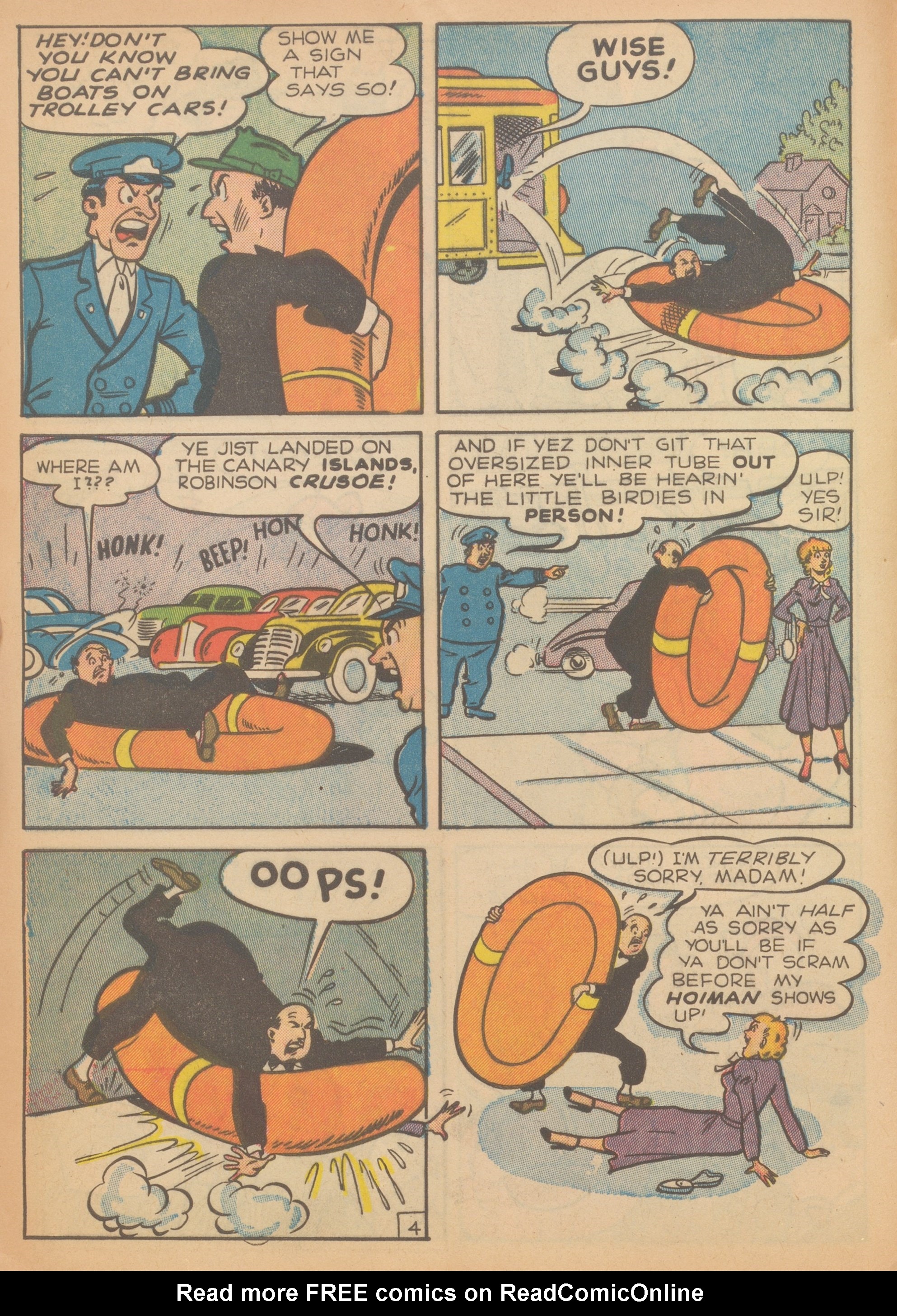 Read online Pep Comics comic -  Issue #70 - 6