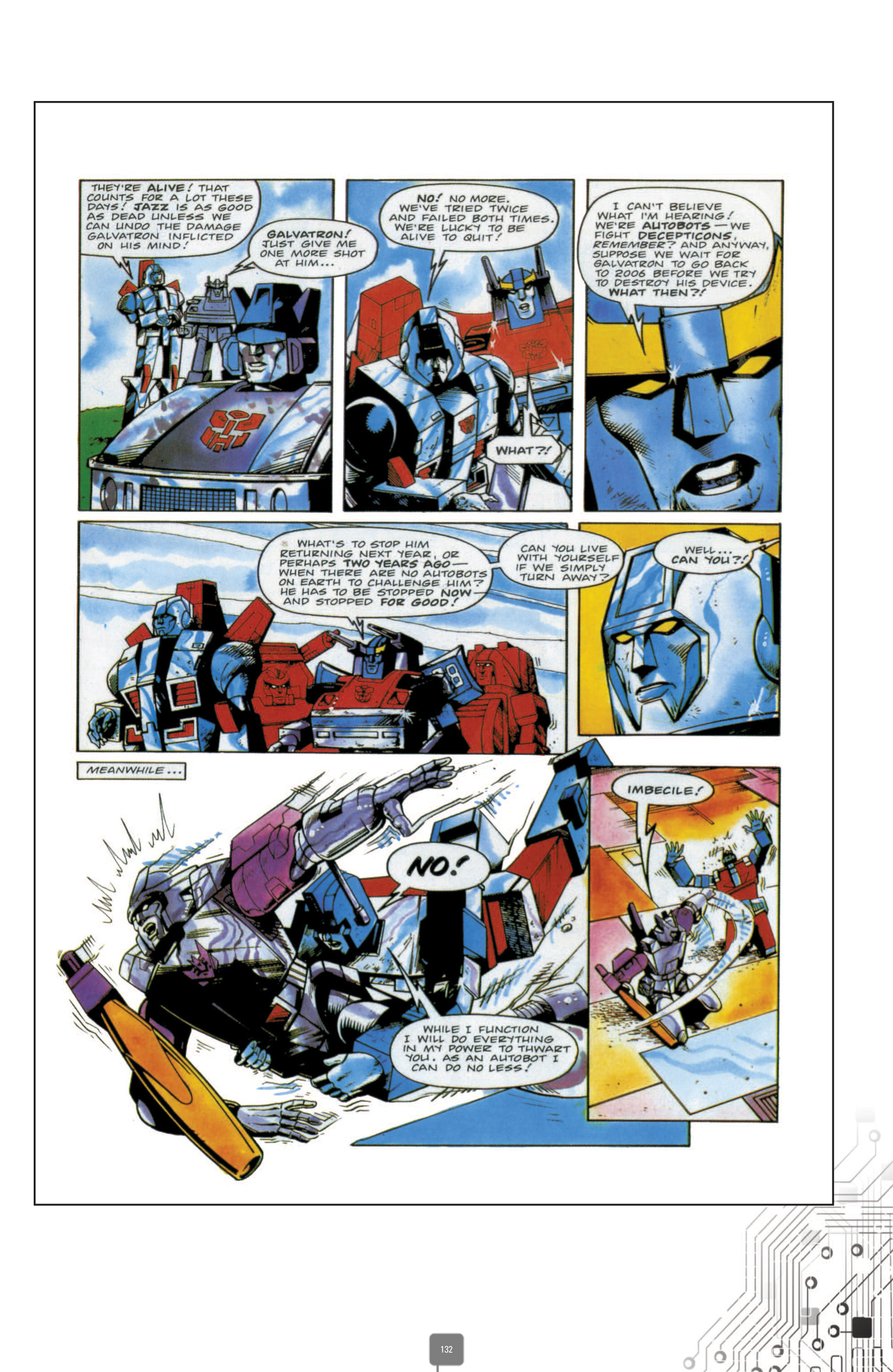 Read online The Transformers Classics UK comic -  Issue # TPB 3 - 133