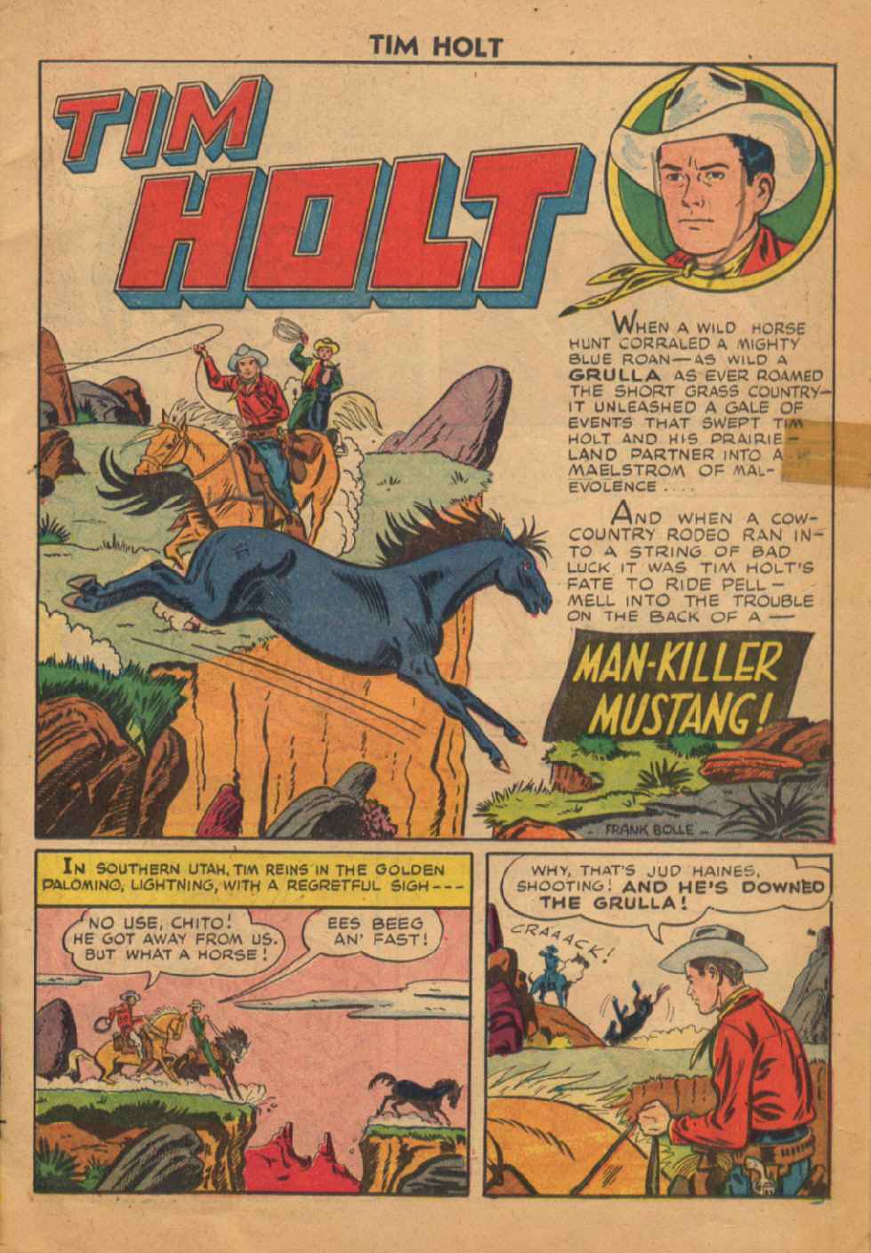 Read online Tim Holt comic -  Issue #7 - 3