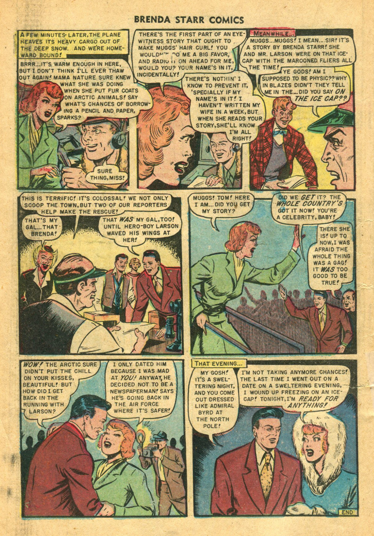 Read online Brenda Starr (1948) comic -  Issue #9 - 18