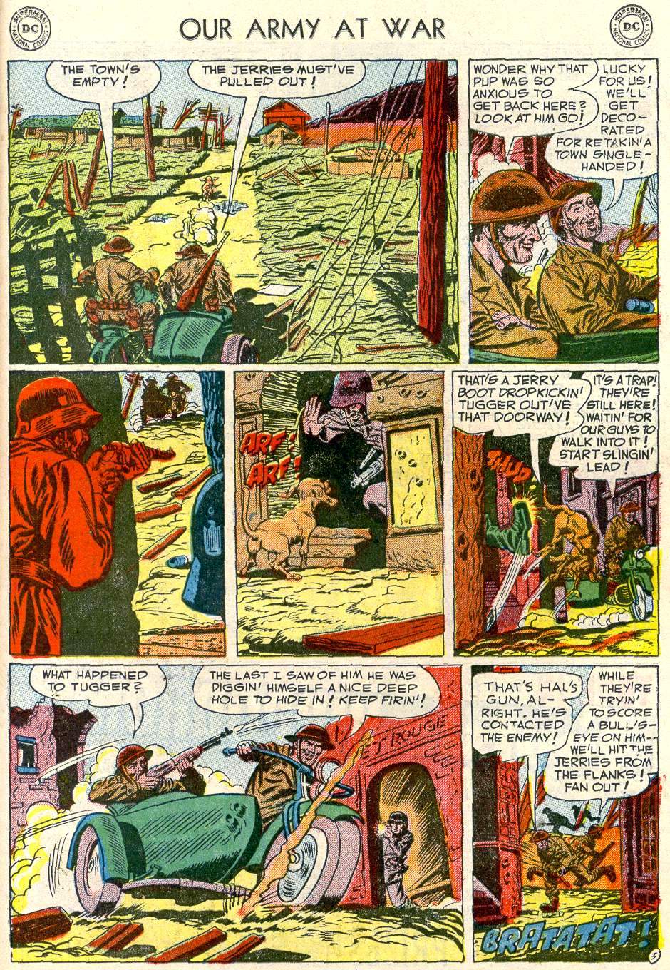 Read online Our Army at War (1952) comic -  Issue #7 - 23