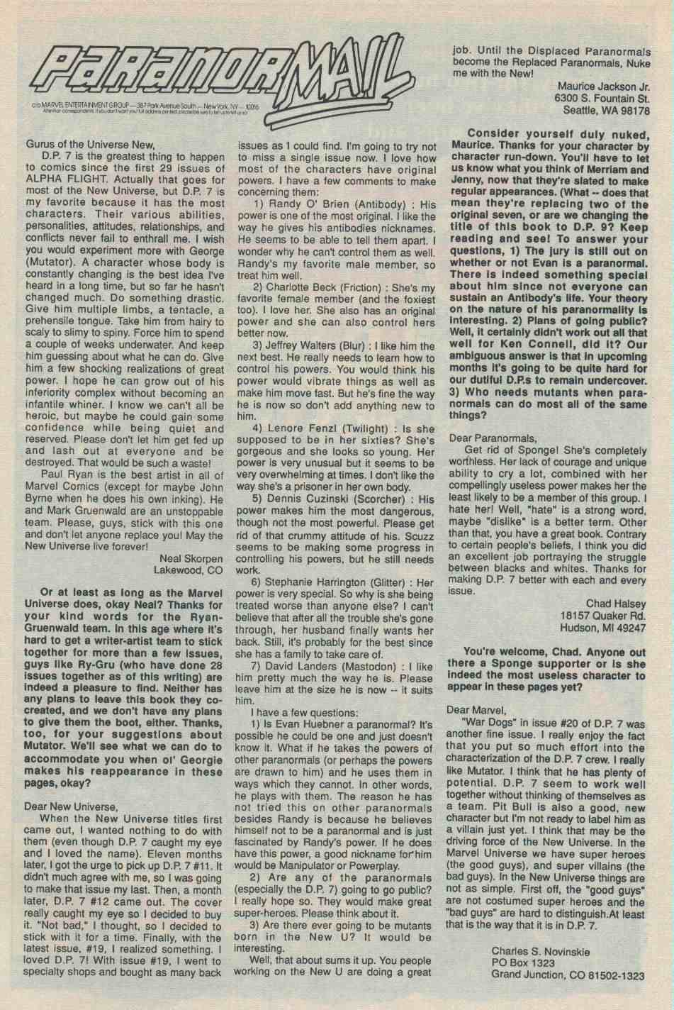 Read online D.P.7 comic -  Issue #26 - 29