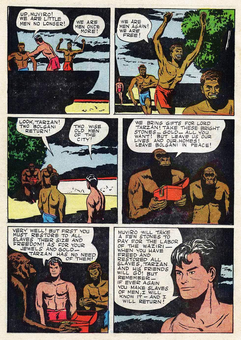 Read online Tarzan (1948) comic -  Issue #10 - 26